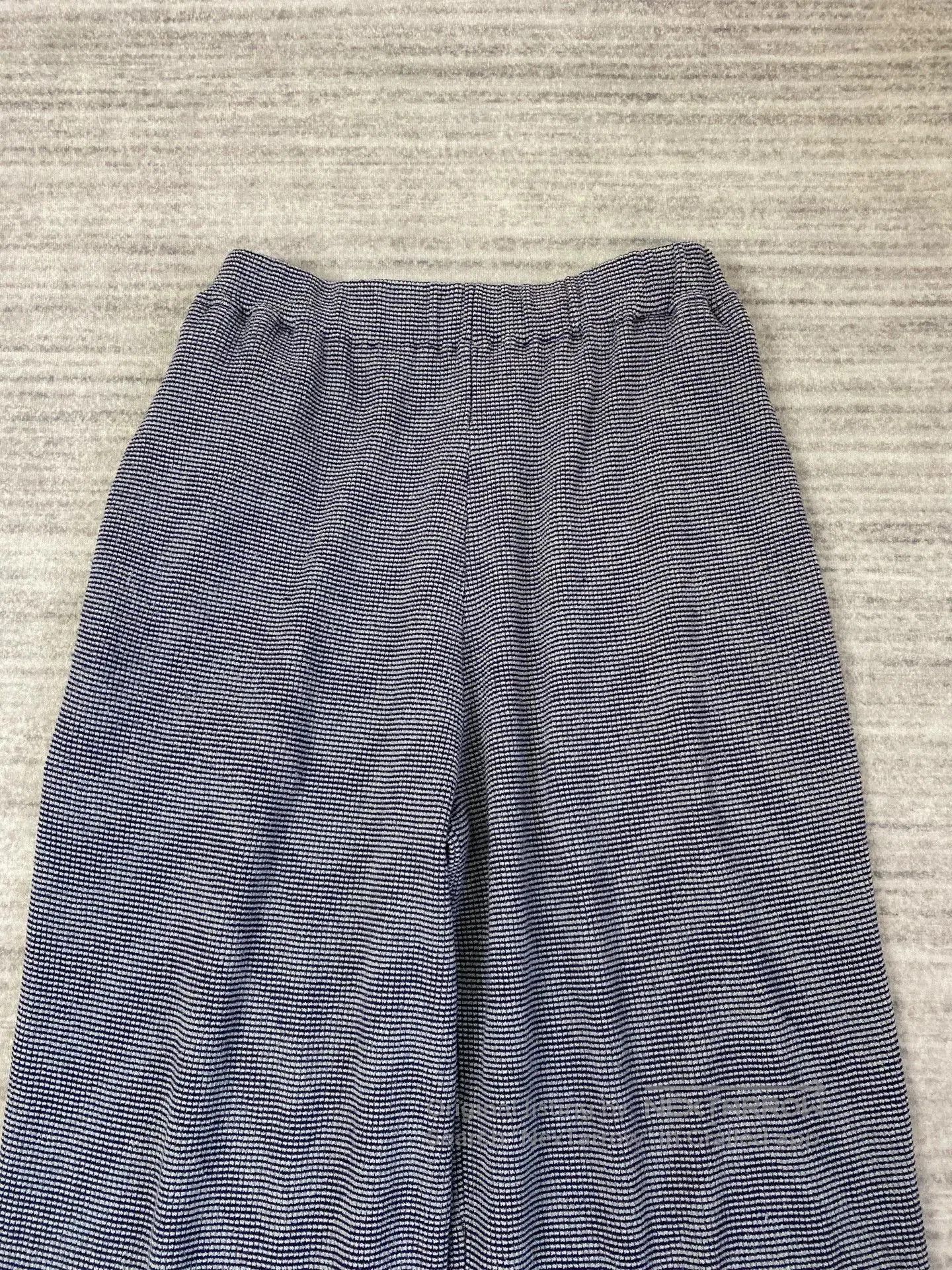 ISA BOULDER Striped High-Waisted Wide Leg Trousers. Size 22" - 2 Thumbnail