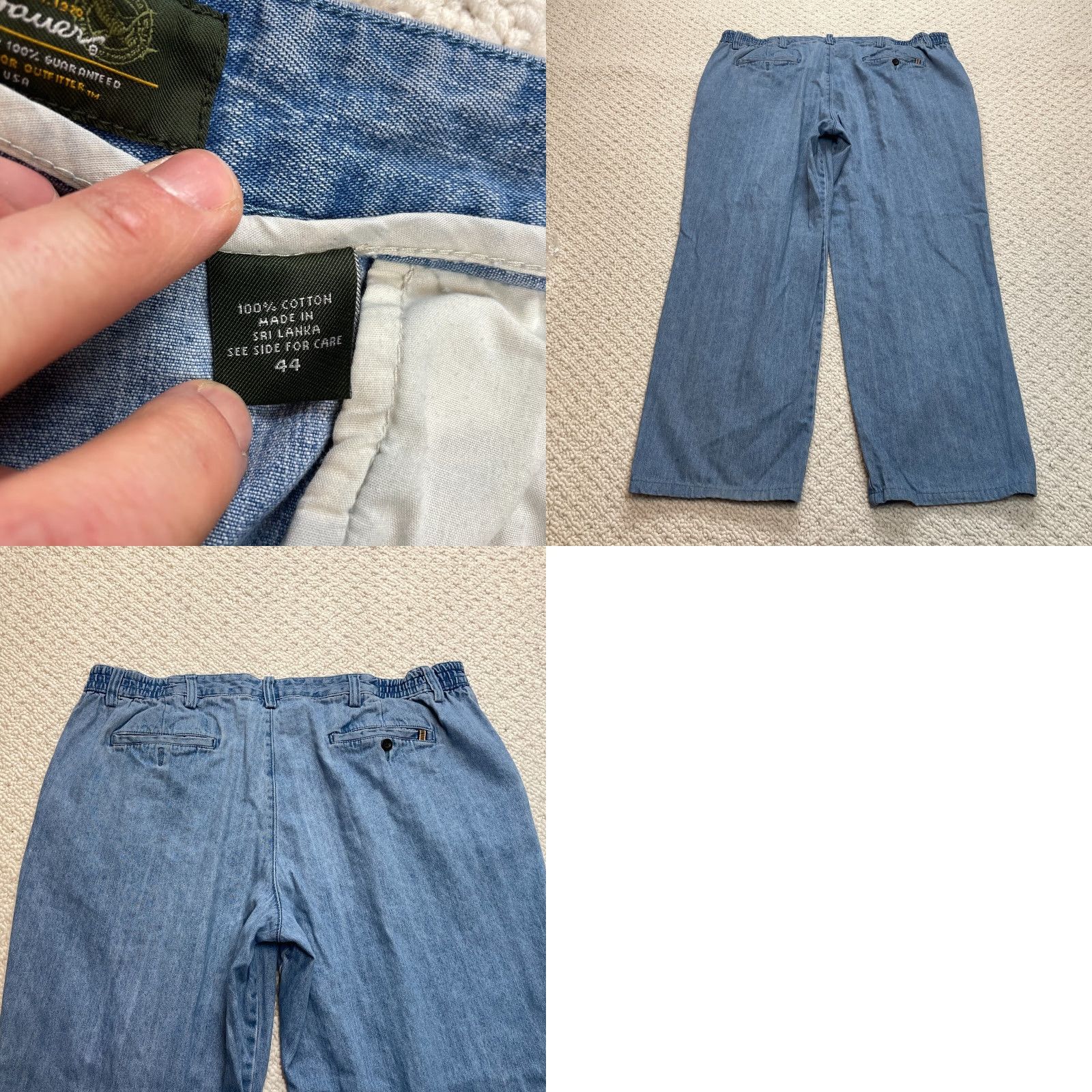 Eddie Bauer Eddie Bauer Jeans Blue Denim Mens 44x29 Straight Relaxed Medium Wash Pockets Size US 44 / EU 60 - 8 Thumbnail