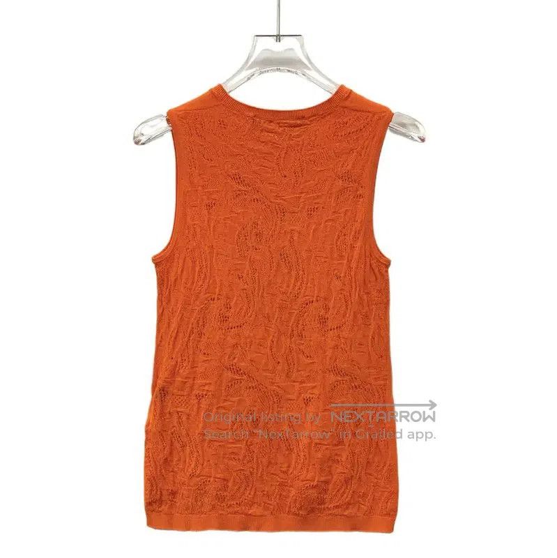Versace Versace Orange Woven Women's Dress . Size M / US 6-8 / IT 42-44 - 2 Thumbnail