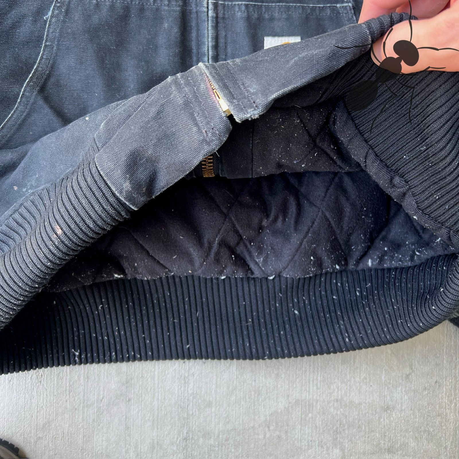 Carhartt × Vintage Carhartt J140 BLK back hooded work wear jacket Size US L / EU 52-54 / 3 - 6 Thumbnail