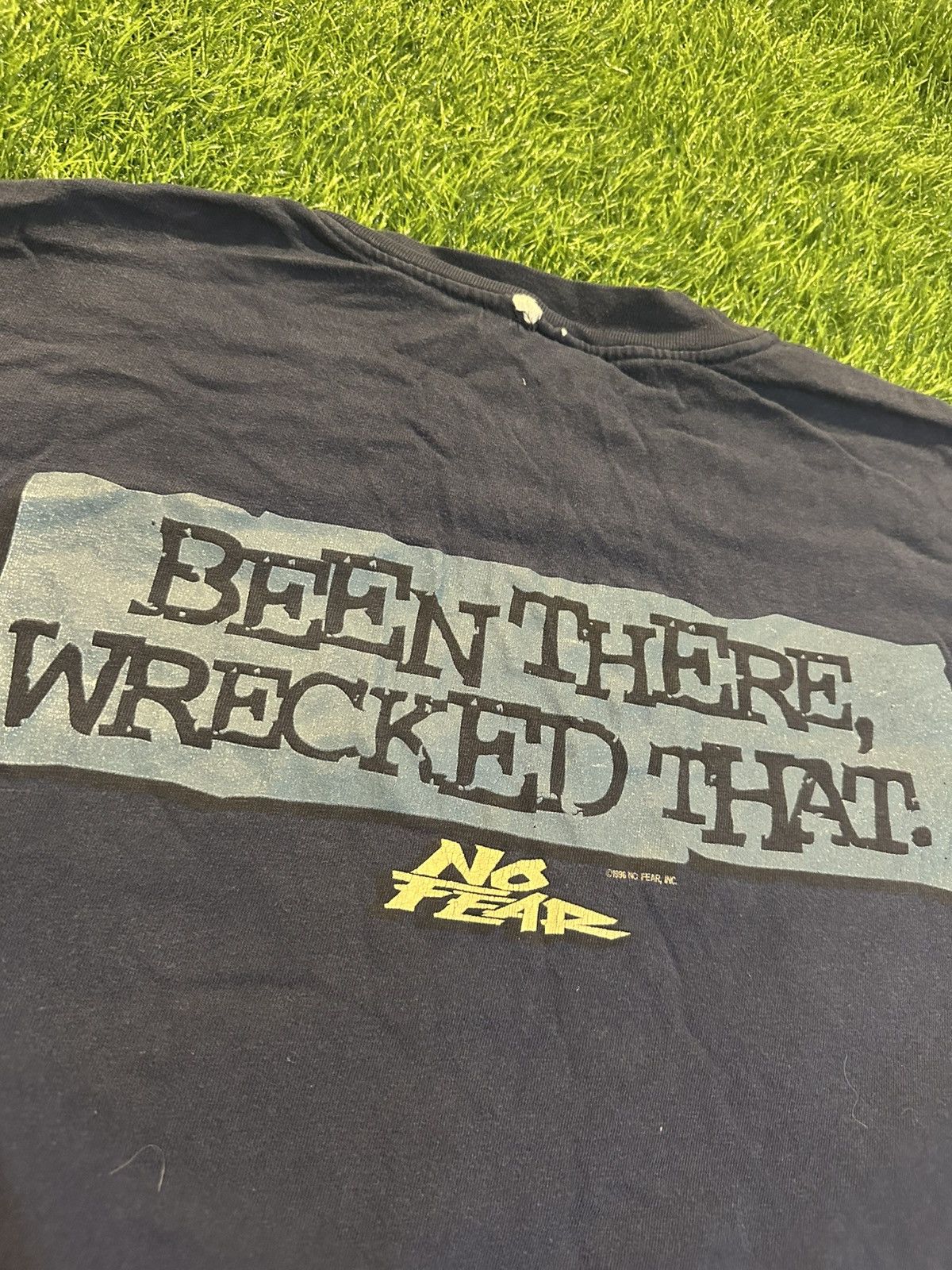 No Fear × Vintage Vintage No Fear 1996 Tee Shirt Size Large Size US L / EU 52-54 / 3 - 4 Thumbnail