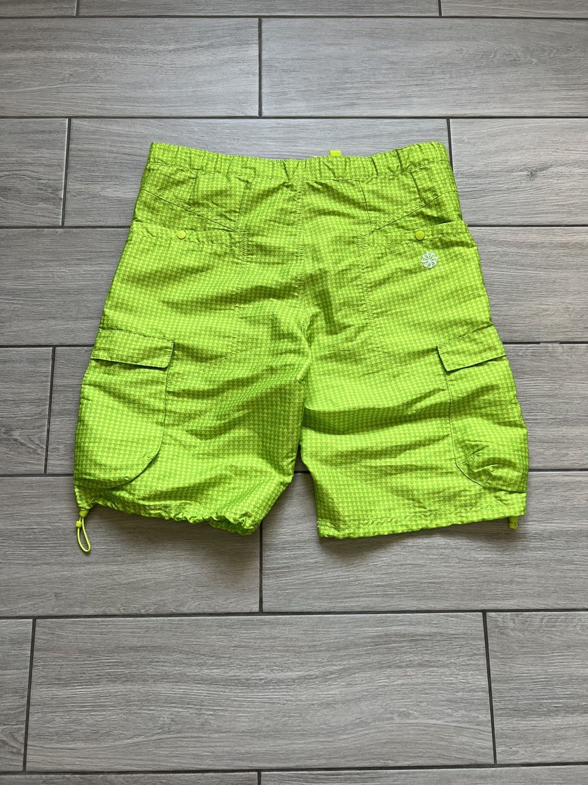 Nike Vintage Y2K Nike Swoosh Nylon Shorts ✅ Size US 32 / EU 48 - 15 Thumbnail