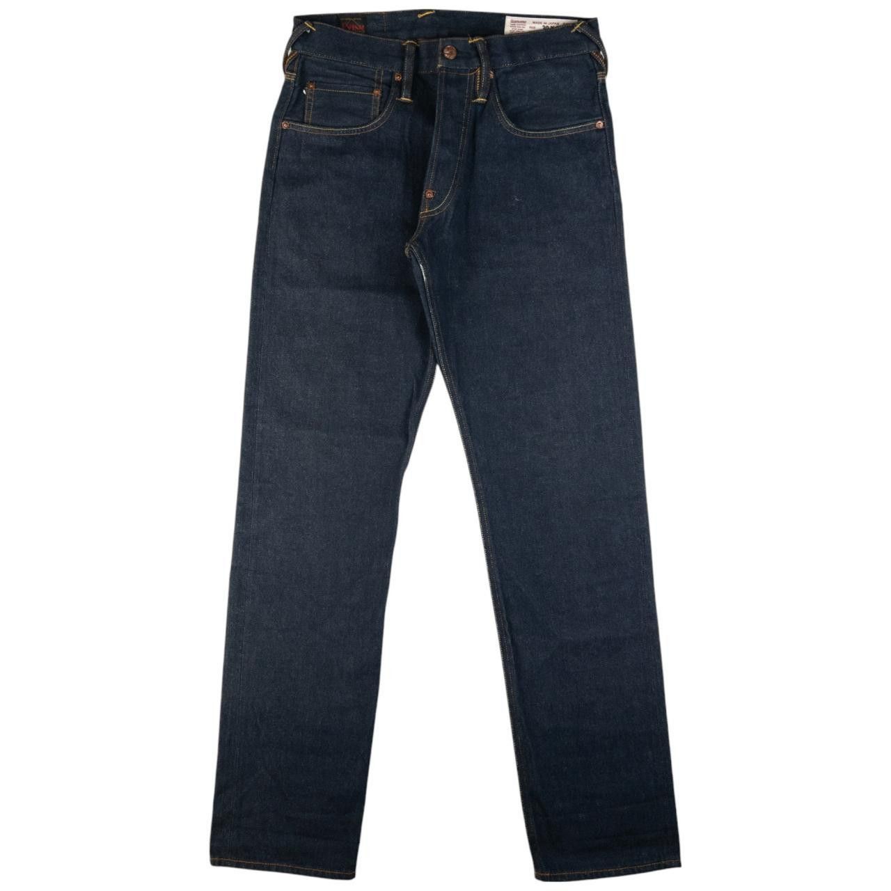 Vintage Yamane Evisu Embroidered Cat Japanese Denim Jeans