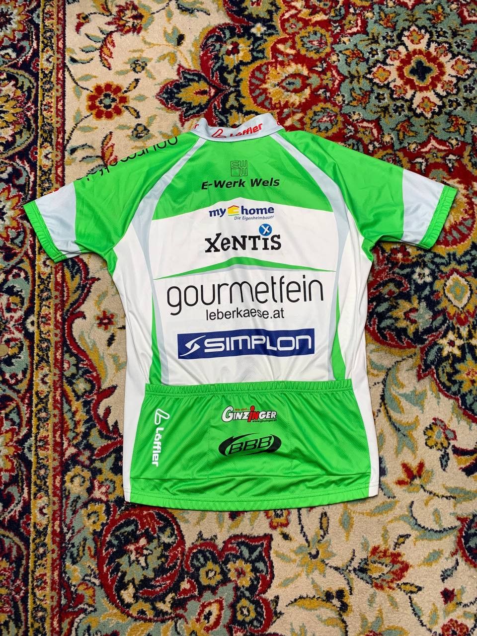 Bicycle RARE CYCLING SHIRT JERSEY TRIKOT GOURMETFEIN LOFFLER Size US M / EU 48-50 / 2 - 2 Thumbnail