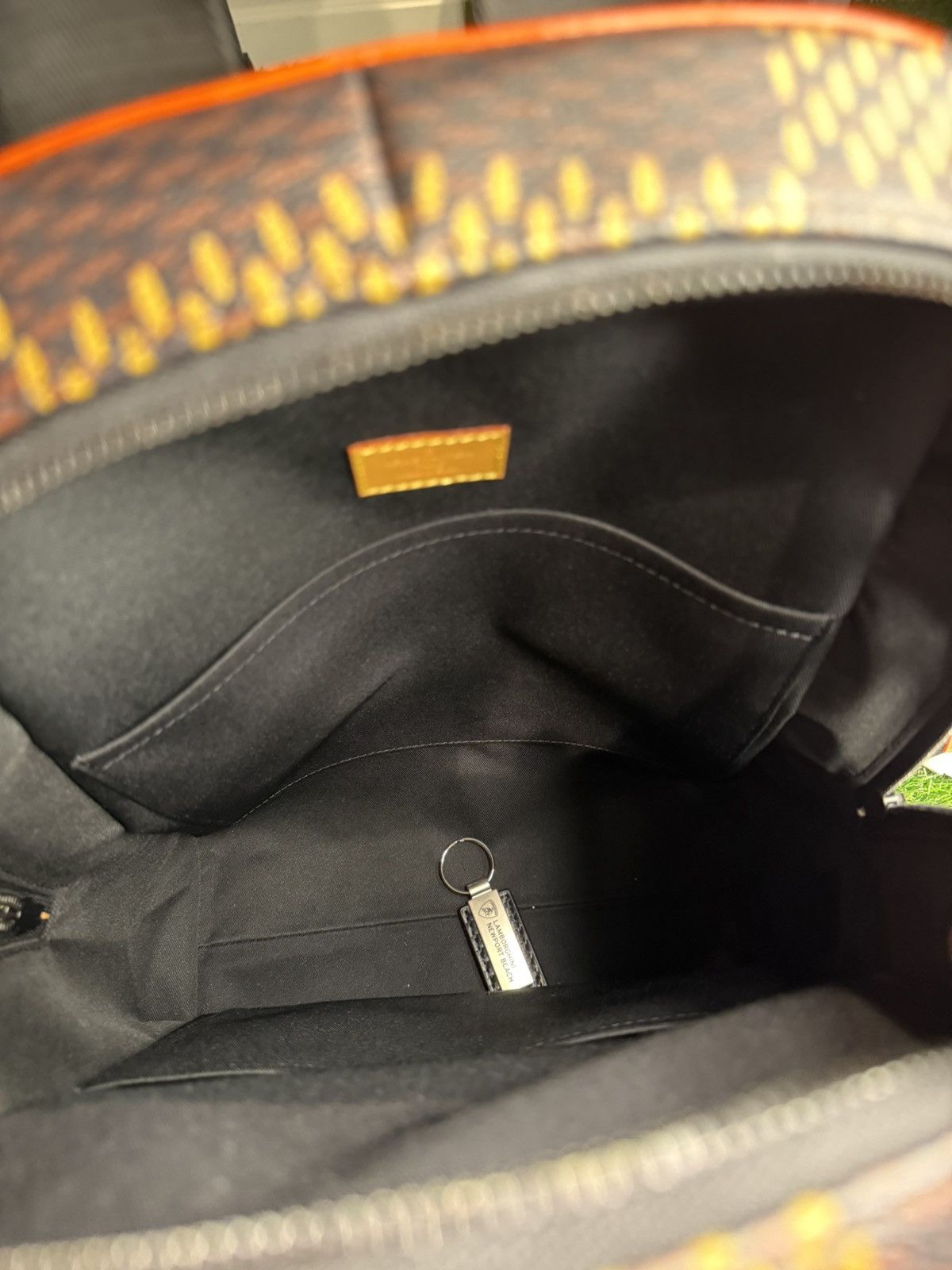 Louis Vuitton × Nigo GRAIL 🦄📜 Louis Vuitton X Nigo Damier Wave Campus Backpack Size ONE SIZE - 17 Thumbnail