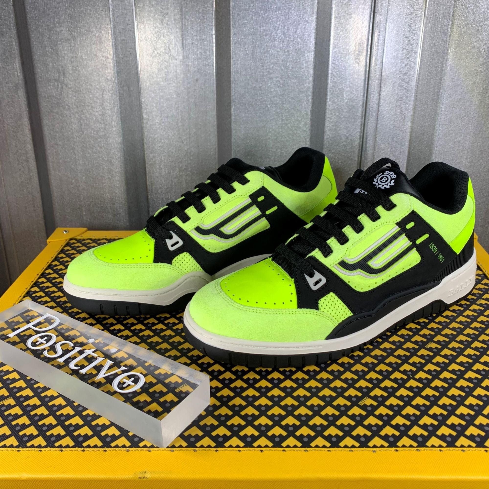 Bally Bally KUBA Yellow Leather Low Top Sneakers US 7.5 Size US 7.5 / EU 40-41 - 2 Thumbnail