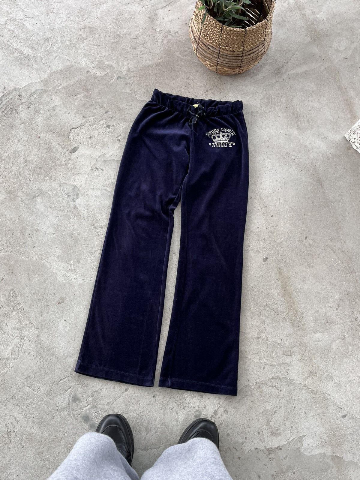 Juicy Couture Juicy Couture Velour Sweatpants Track Pants Blue Low Rise Size 32" / US 10 / IT 46 - 1 Thumbnail