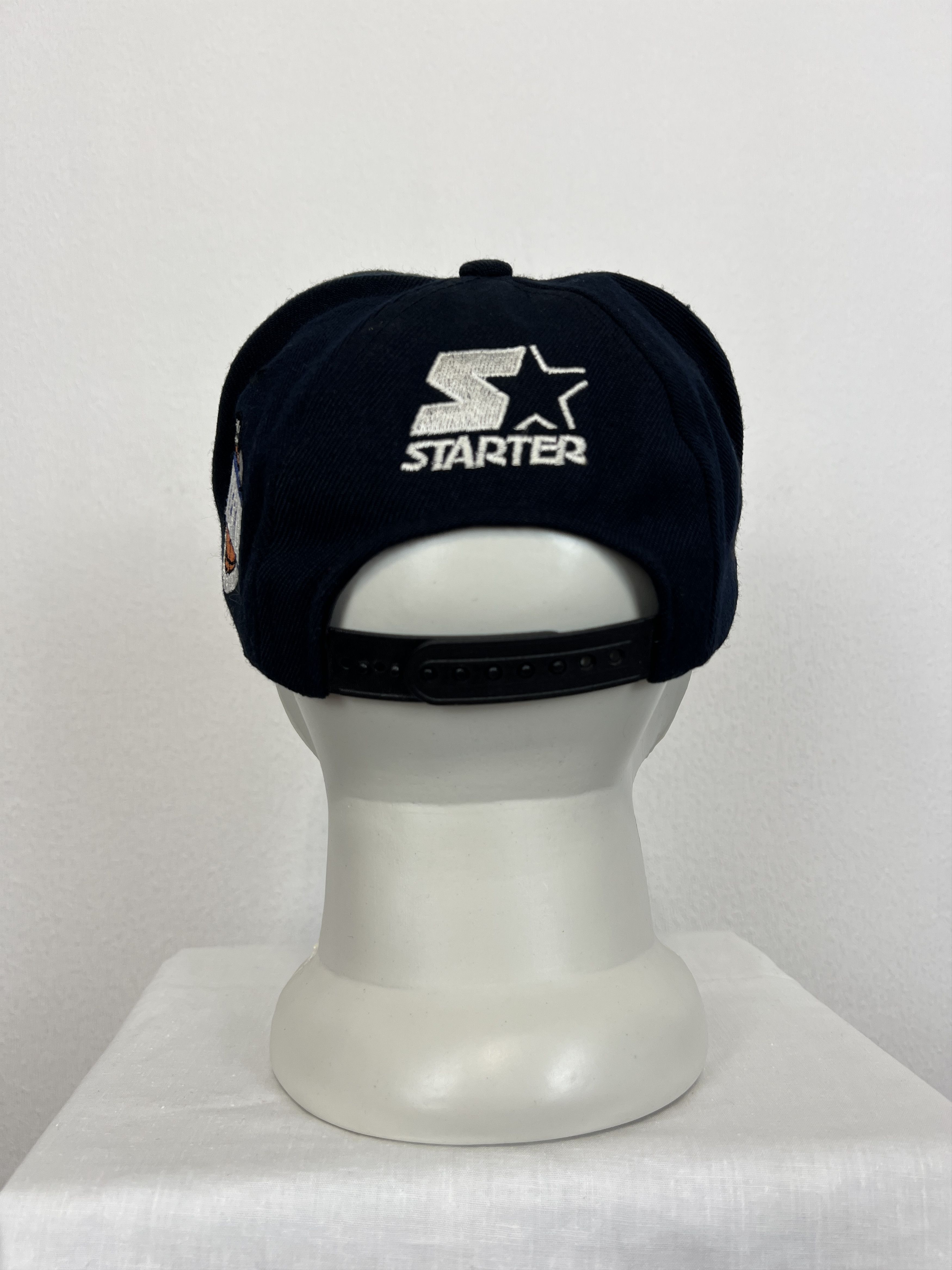 Starter Vintage 90's Starter Chicago Bulls Big Logo Cap Hat Snapback Size ONE SIZE - 5 Thumbnail