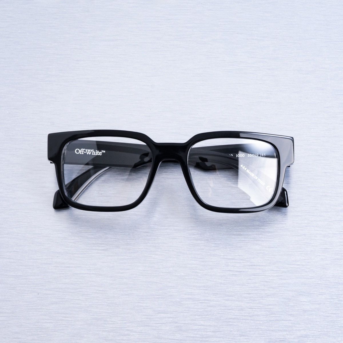 Off-White OFF WHITE STYLE 80 BLACK GLASSES Size ONE SIZE - 7 Thumbnail