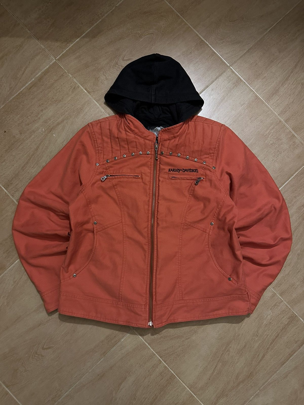 Harley Davidson × Vintage Harley Davidson Riding Jacket Size XL / US 12-14 / IT 48-50 - 1 Thumbnail