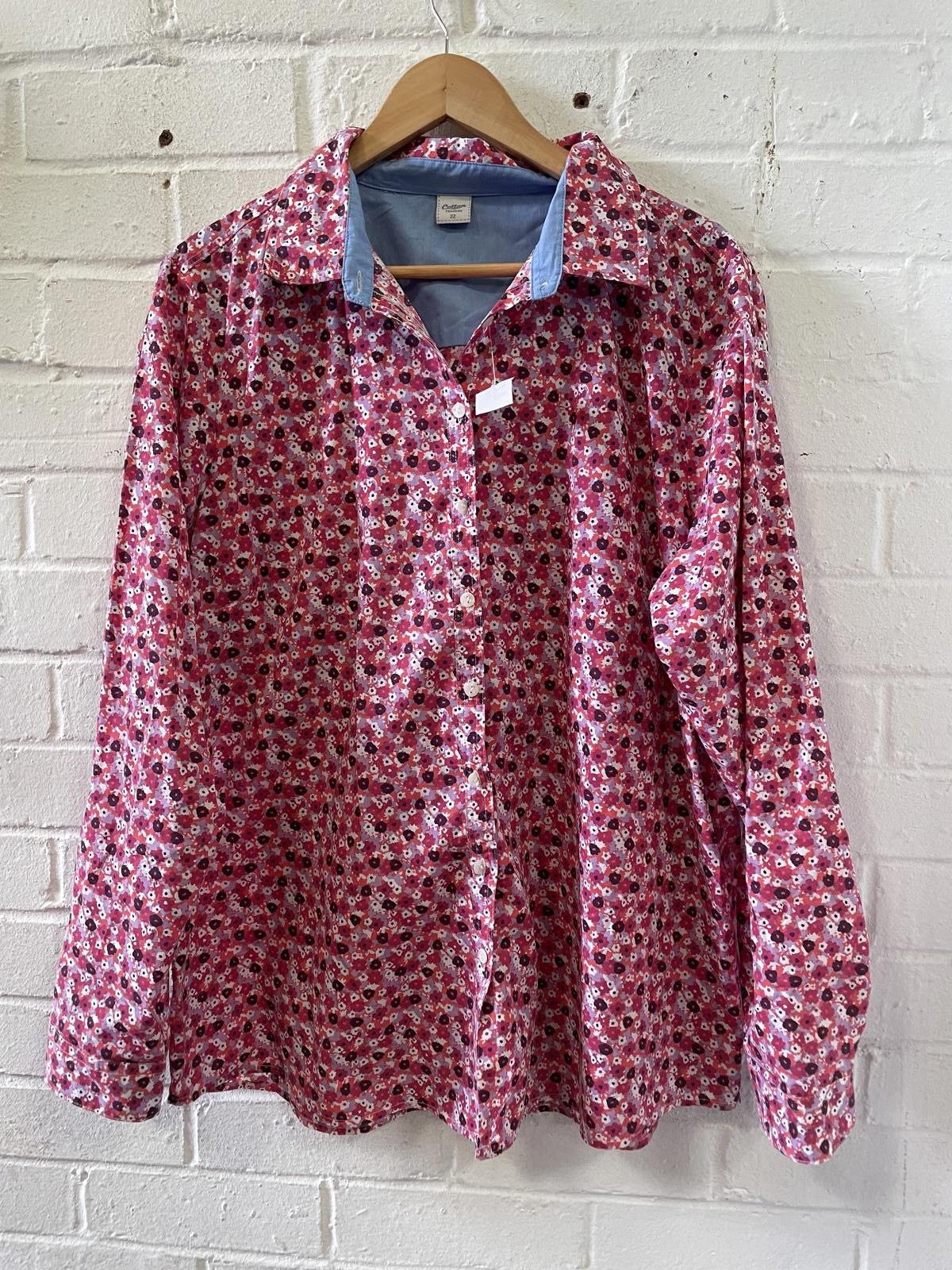Unknown London Women's Long Sleeve Floral Blouse Size US M / EU 48-50 / 2 - 1 Thumbnail