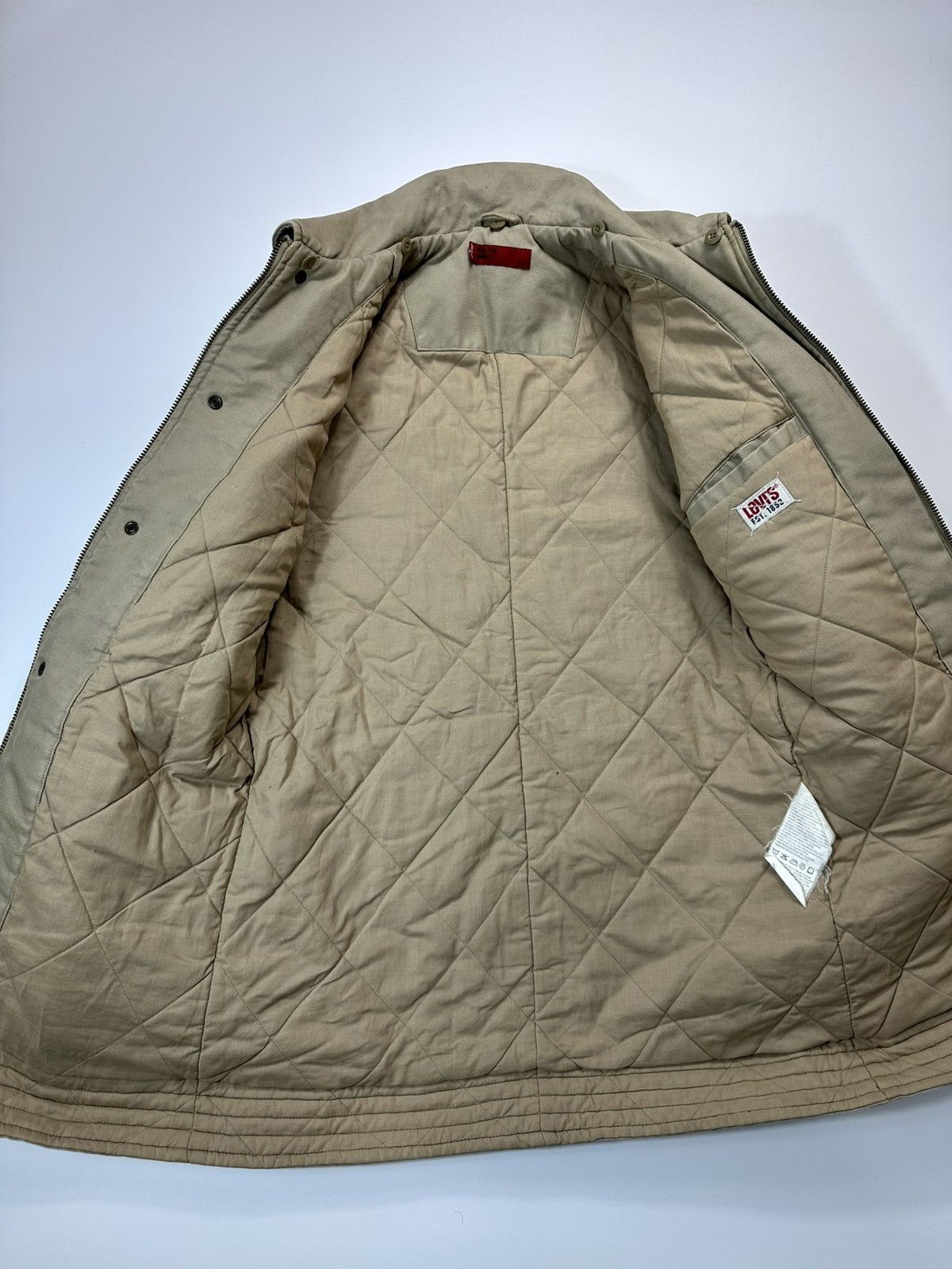 Levi's LEVIS Red Tab Long Jacket Beige Men's Size US M / EU 48-50 / 2 - 11 Thumbnail
