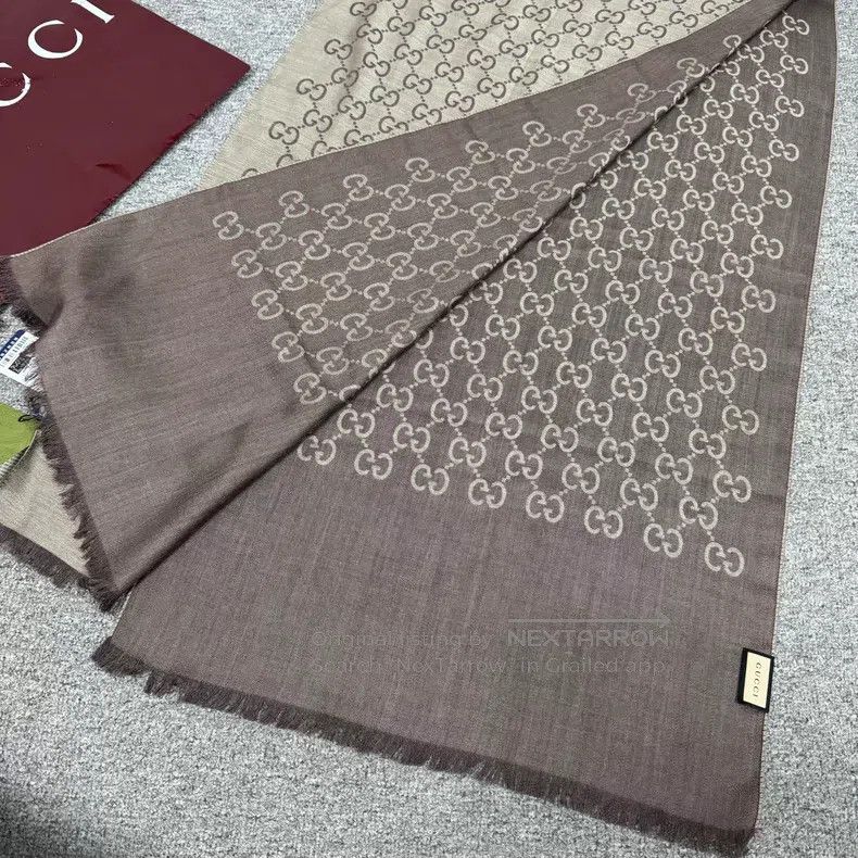 Gucci Gucci Full-print Logo scarf Size ONE SIZE - 3 Thumbnail
