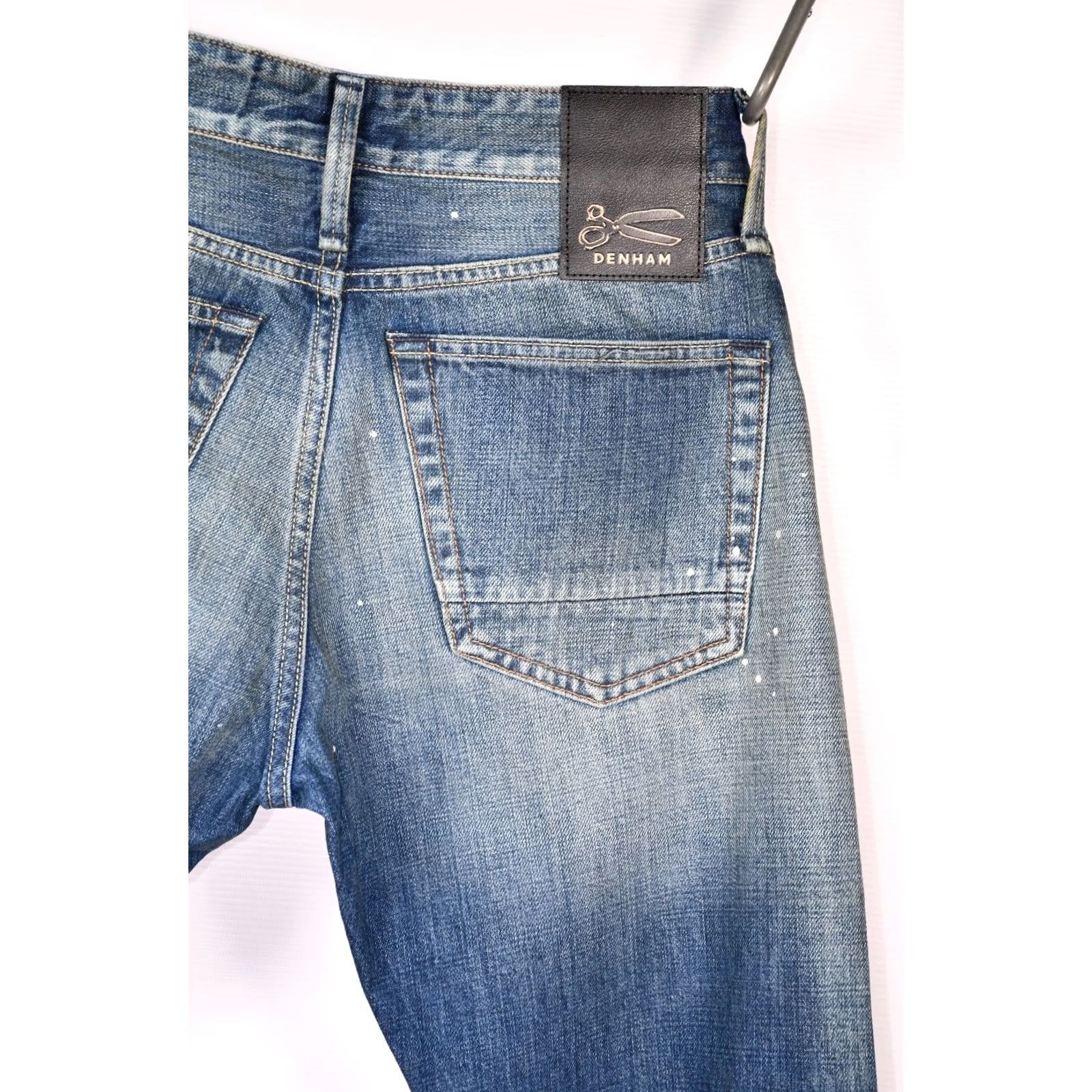 DENHAM Denham Razor Candiani Italian Selvedge Slim Fit Distresses Denim Jeans W32 L32 - Raw-Tag Size US 32 / EU 48 - 4 Thumbnail
