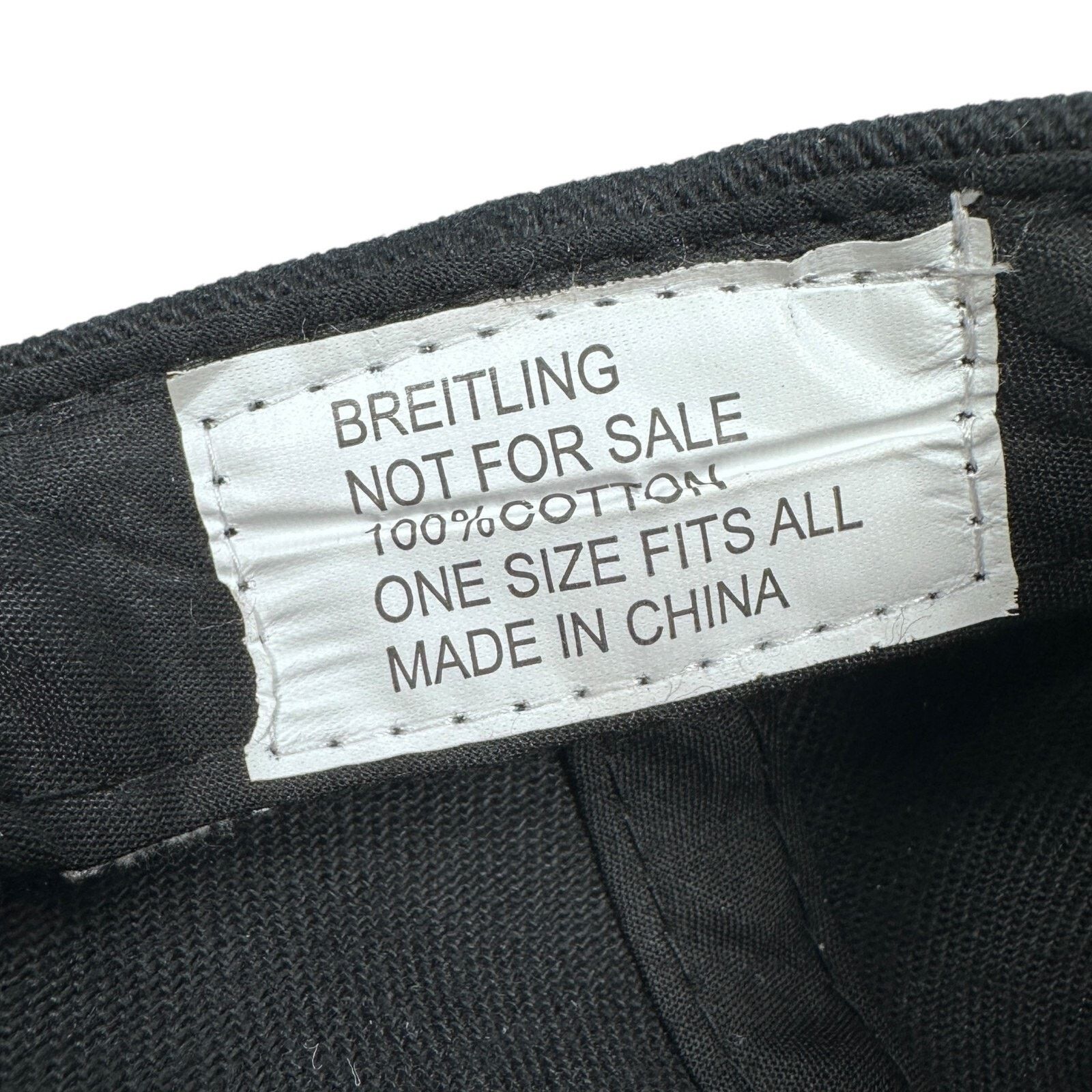 Breitling Breitling Strapback Hat Golf Sailing Cap Men's Black Cotton Size ONE SIZE - 9 Thumbnail