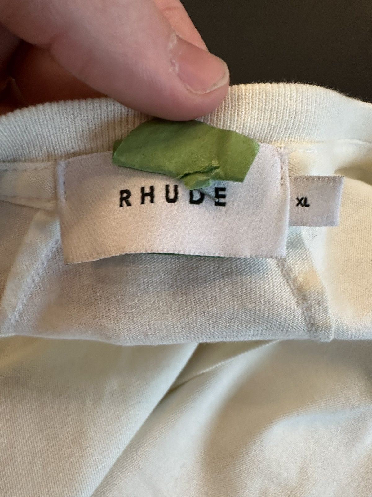Rhude Rhude Card Tee White Size US XL / EU 56 / 4 - 3 Thumbnail