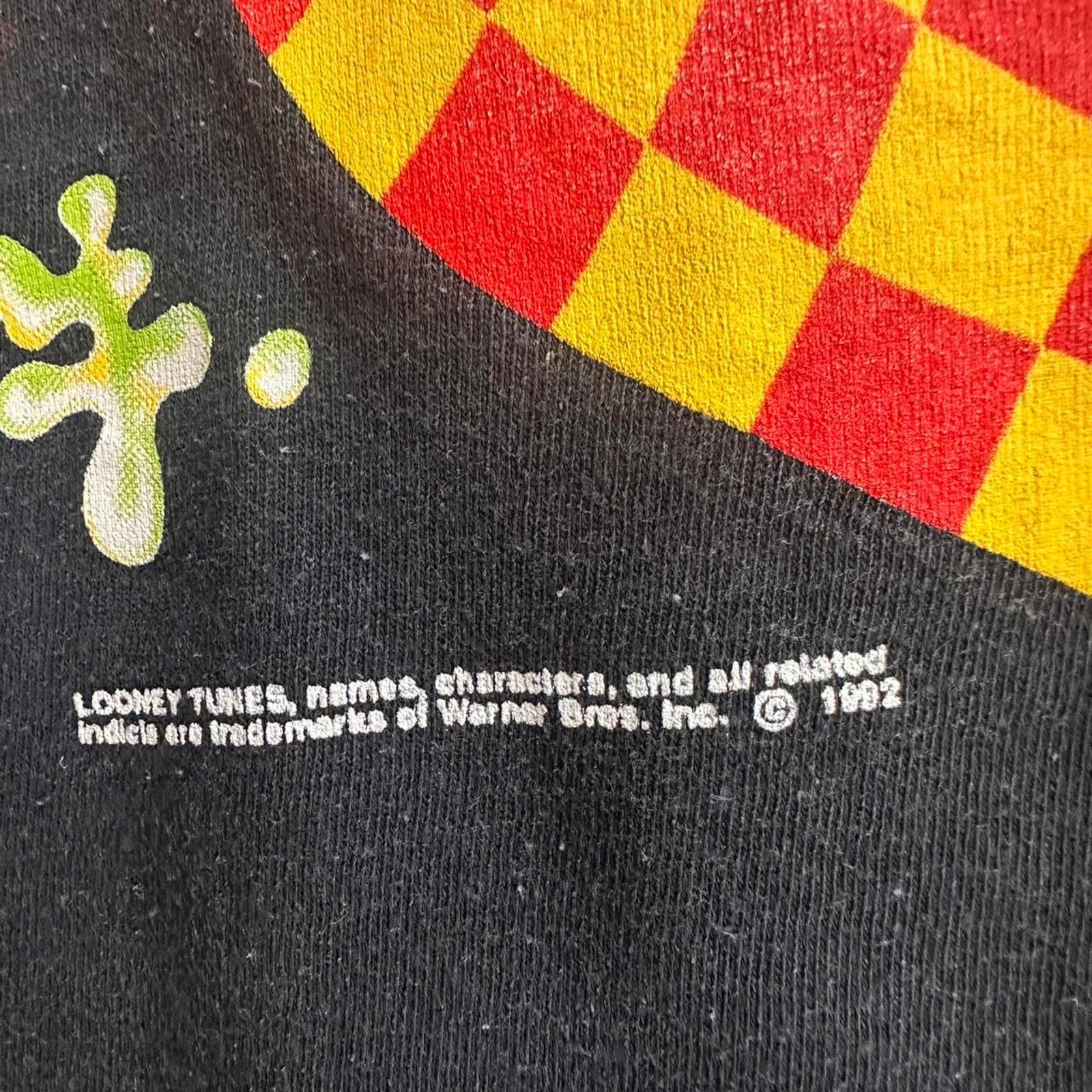 Cartoon Network × Vintage Vintage 1993 Looney Tunes Tasmanian Devil shirt Size US M / EU 48-50 / 2 - 3 Thumbnail
