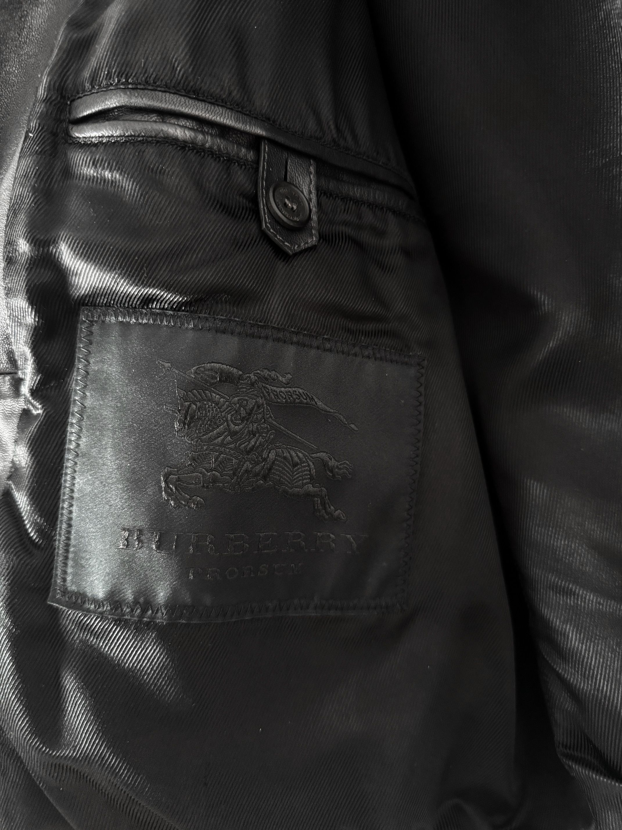 Burberry Prorsum FW14 Burberry Prorsum A2 Leather Bomber Jacket Hedi Size US M / EU 48-50 / 2 - 8 Thumbnail