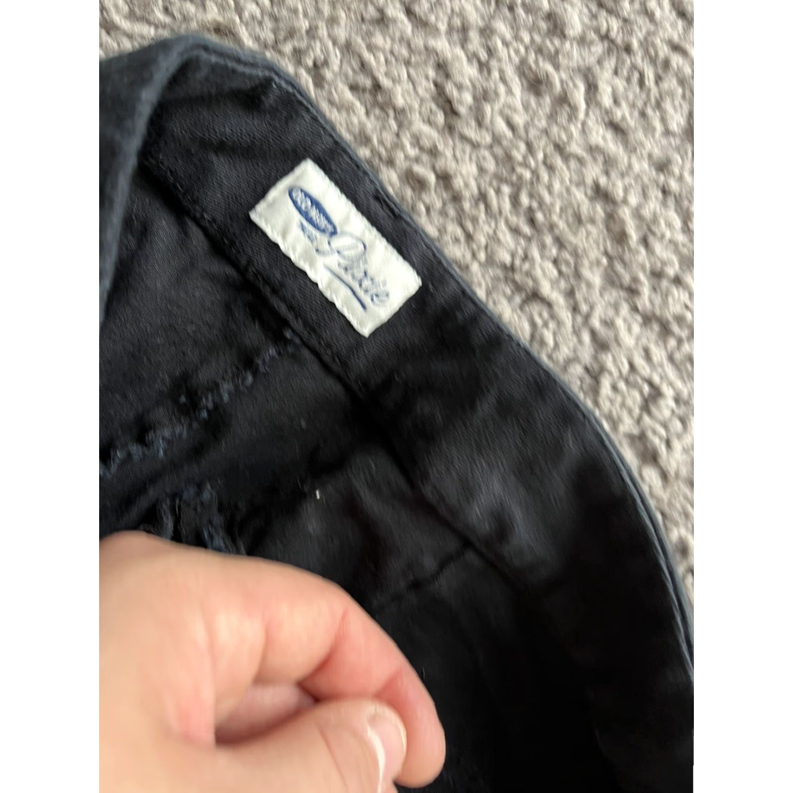 Old Navy VINTAGE Old Navy Cropped Pants Women Size 10 Black Mid Rise Slim Pockets Ankle Size 32" / US 10 / IT 46 - 5 Thumbnail