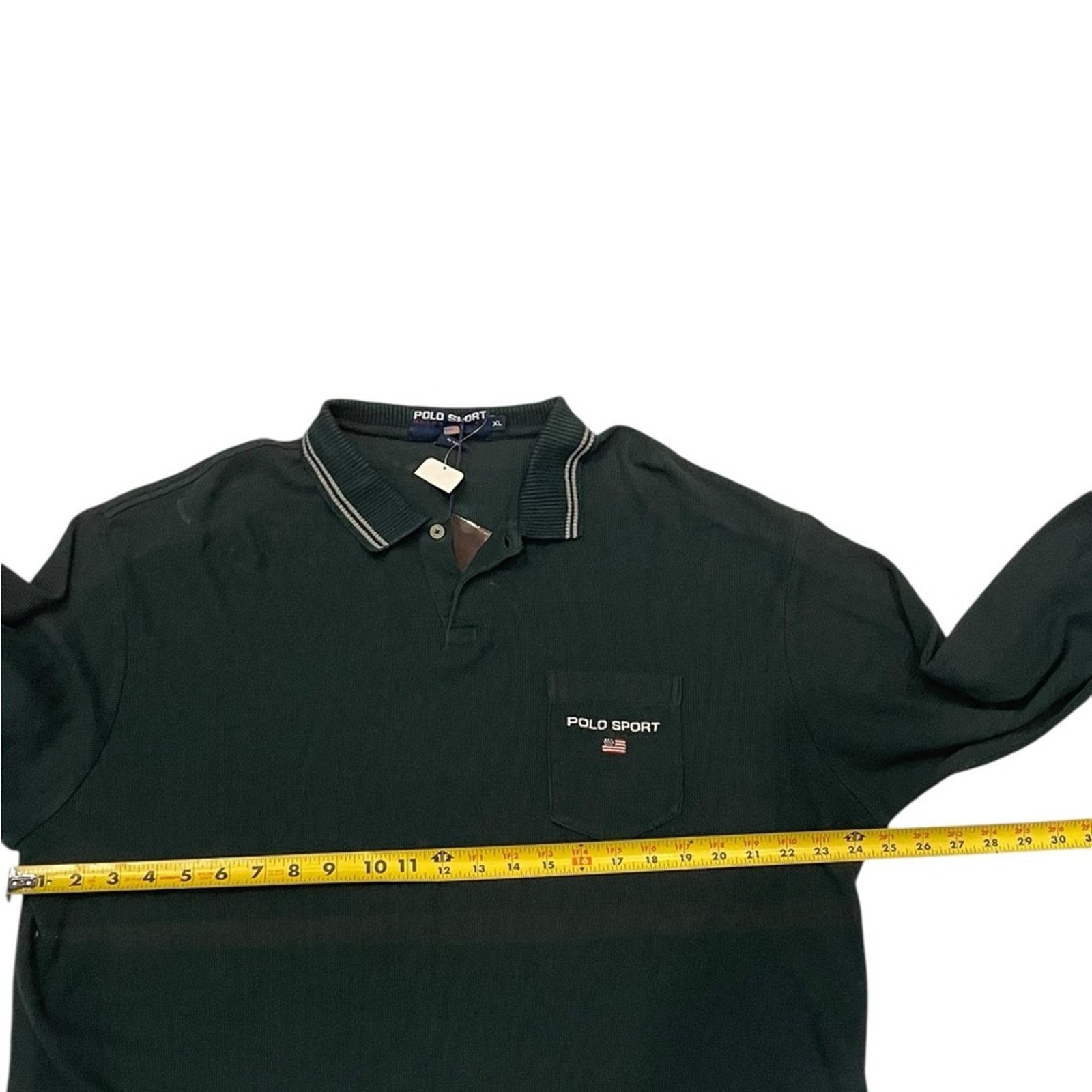 Polo Ralph Lauren Vintage Ralph Lauren Polo Sport Green Logo Rugby Polo XL NWT Size US XL / EU 56 / 4 - 9 Thumbnail
