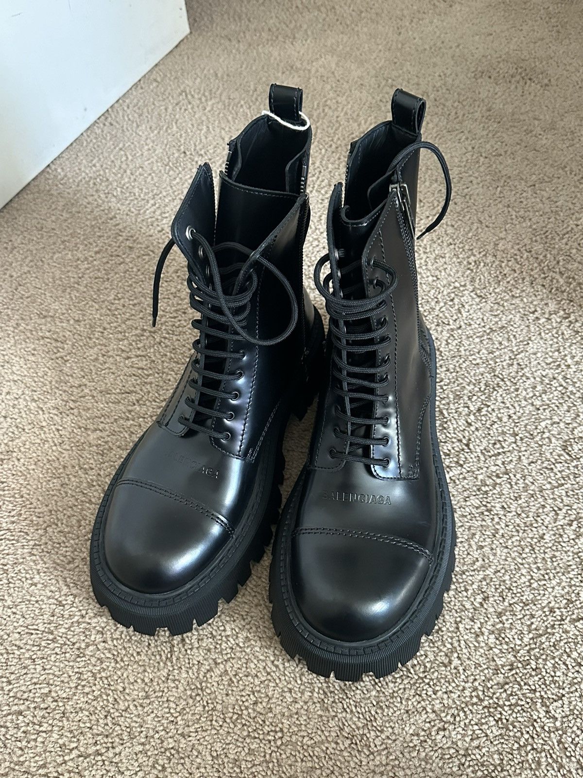 Balenciaga Balenciaga Tractor Combat Boots | Grailed
