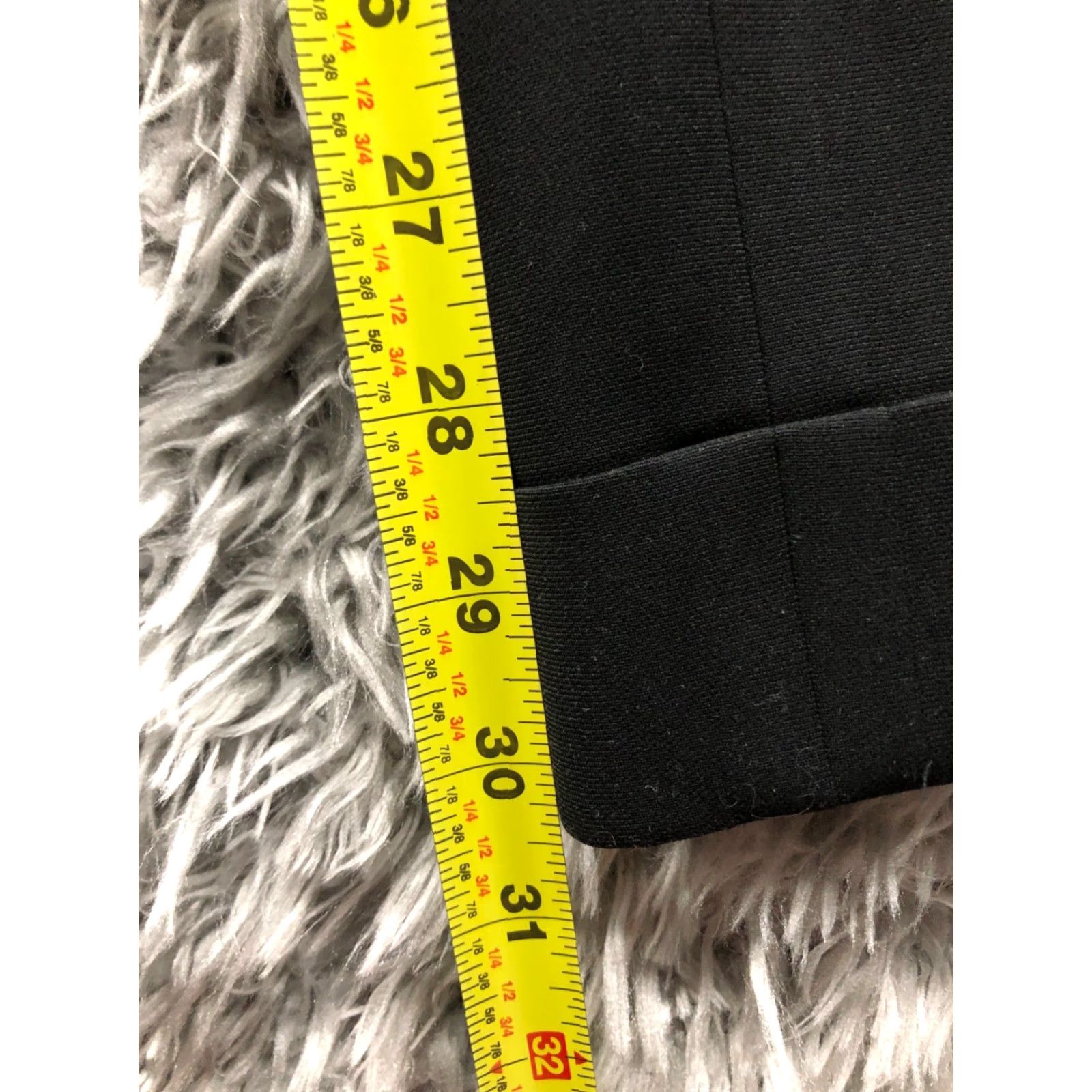 Ann Taylor Ann Taylor Womens Straight Black Slack Pants Size 6 Mid Rise Hook Eye Size 28" / US 6 / IT 42 - 3 Thumbnail
