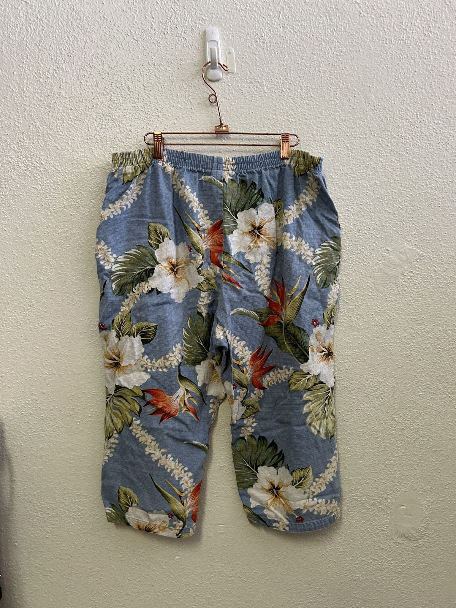 Other VTG BISHOP ST HAWAII BLUE HAWAIIAN RELAXED PANTS SIZE 2XL Size 42" / US 20 - 5 Thumbnail