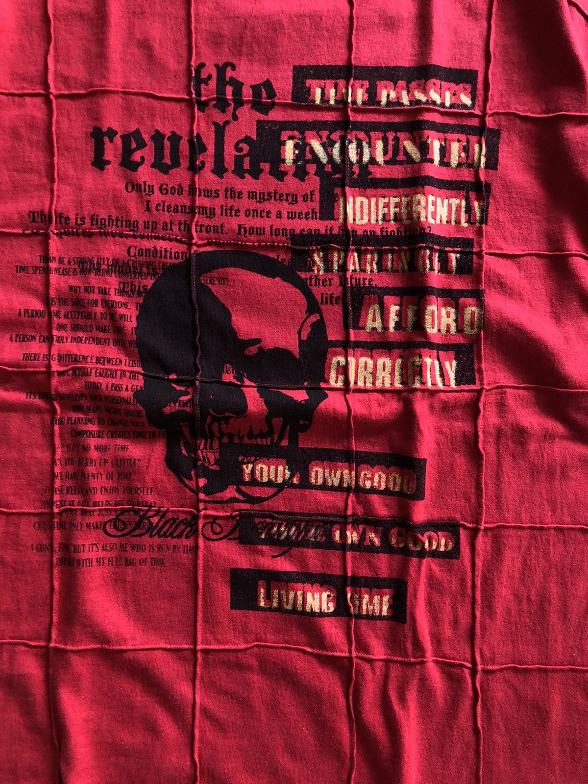 If Six Was Nine × Japanese Brand × Le Grande Bleu (L.G.B.) JAPANESE DIALETTI POEM SEDITIONARIES SKULL PUNK STYLE Size US XL / EU 56 / 4 - 4 Thumbnail