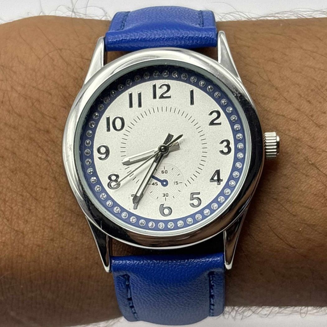 Other Silver & Blue Men's Watch Size ONE SIZE - 2 Thumbnail