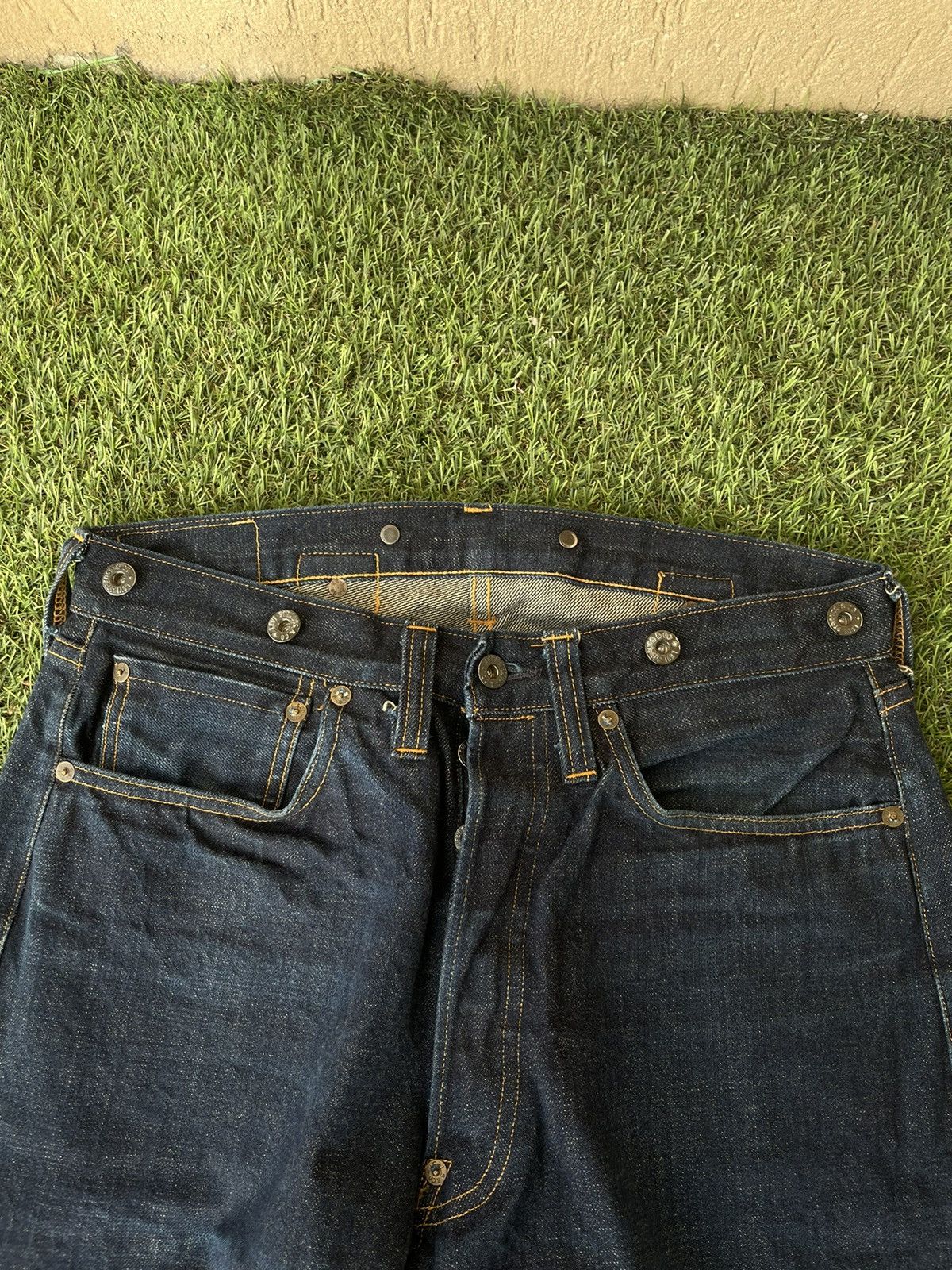 Levi's × Levi's Vintage Clothing 1890-1901 hot repro Levis 201 W32 L34 wide leg indigo jeans Size US 32 / EU 48 - 5 Thumbnail