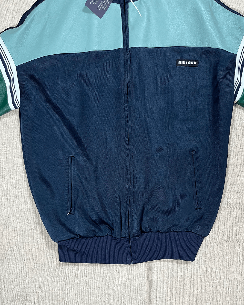 Miu Miu Miu Miu mens lambskin Track Jacket Size US M / EU 48-50 / 2 - 10 Thumbnail