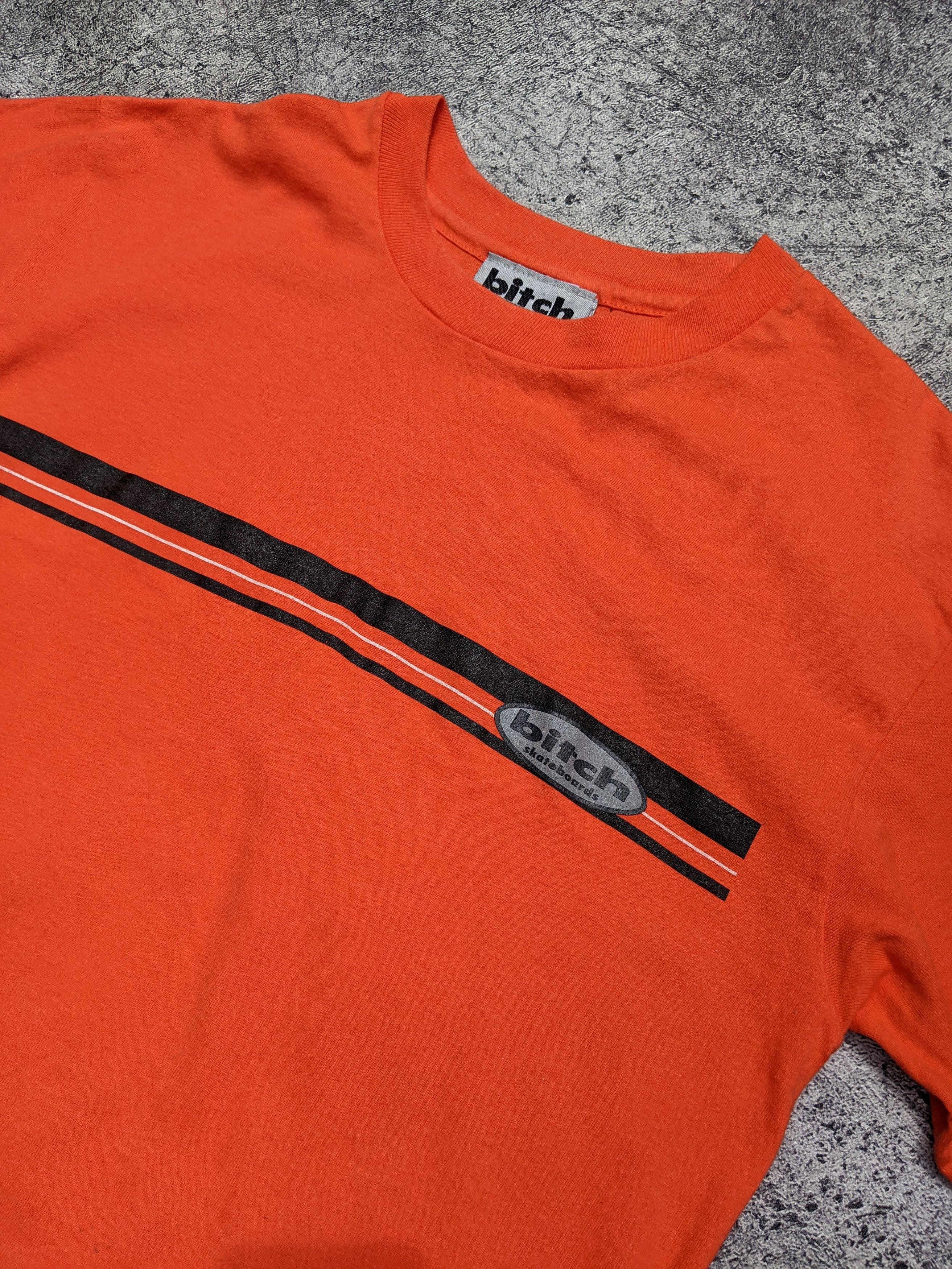 Japanese Brand Bitch Skateboard Rare Design Vintage T shirt Size US L / EU 52-54 / 3 - 4 Thumbnail