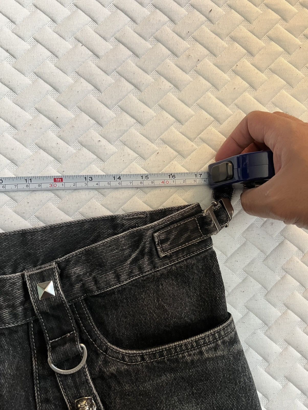 Balenciaga Balenciaga Raver Baggy Denim Runway Size US 32 / EU 48 - 10 Thumbnail