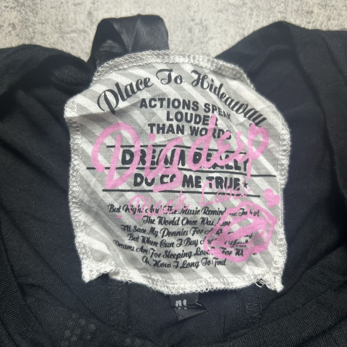 Dig Deep Y2K Style Dig Deep Lace Up Rhinestone Flow Top Size L / US 10 / IT 46 - 5 Thumbnail