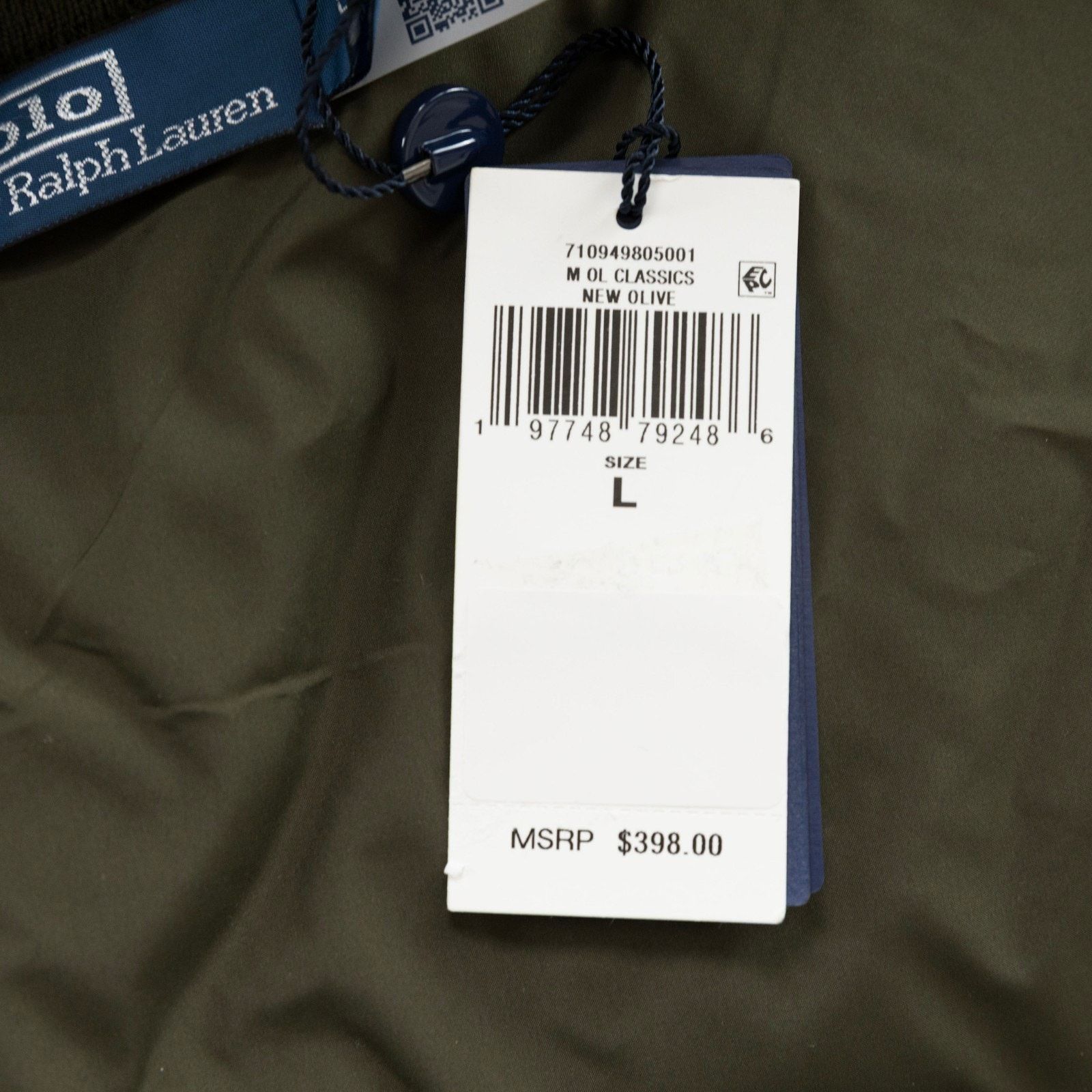 Polo Ralph Lauren Polo Ralph Lauren Men Wool Full Zip Vest New Olive Size L Size US L / EU 52-54 / 3 - 8 Thumbnail