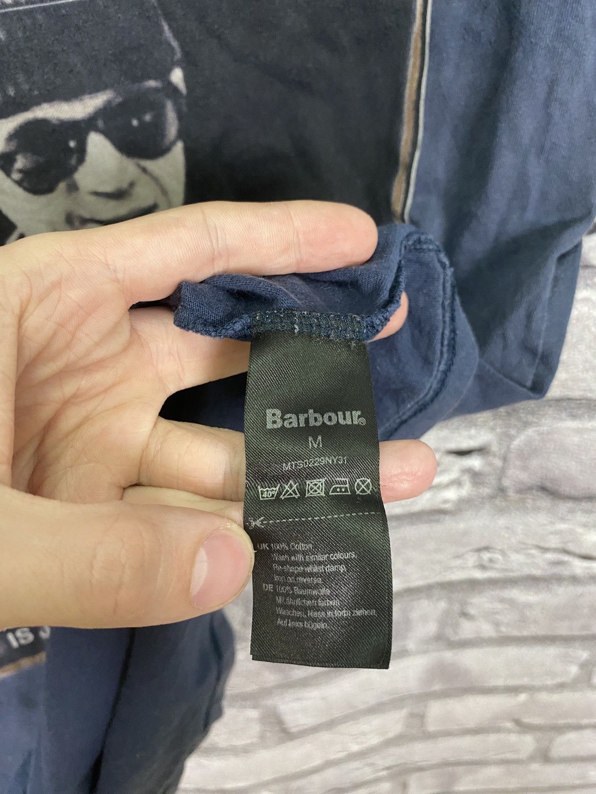 Barbour Vintage very rare T-shirt Barbour International y2k big logo Size US M / EU 48-50 / 2 - 7 Thumbnail