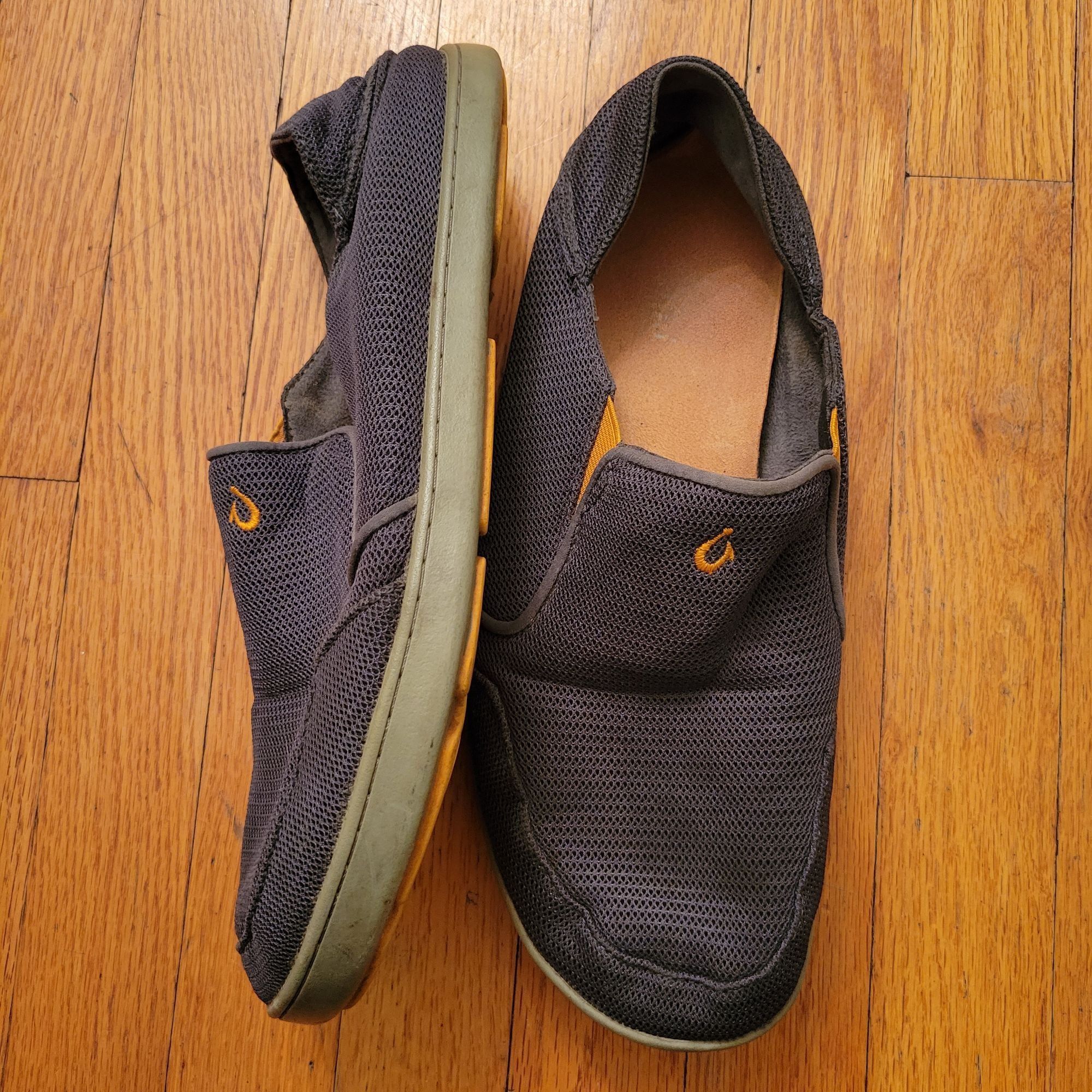 Olukai Olukai NOHEA Mesh Slip On Shoes 11 Gray Loafers Convertible Size US 11 / EU 44 - 2 Thumbnail
