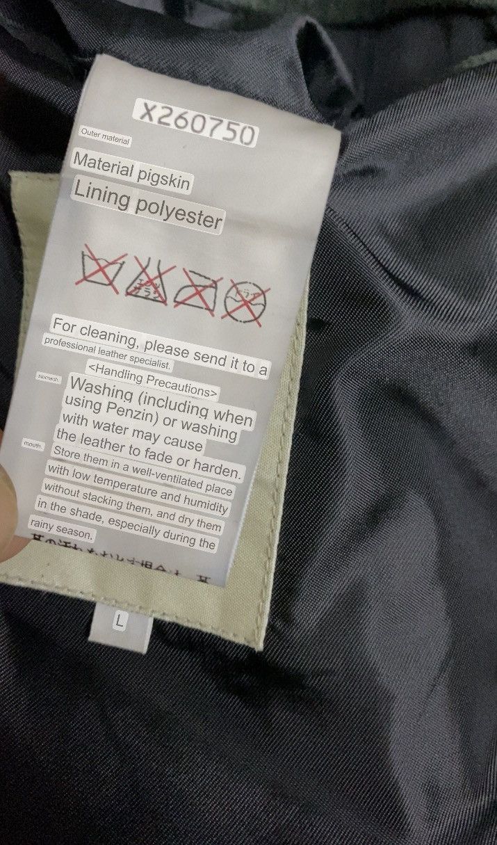 Japanese Brand A.A.R Yohji Yamamoto Pigskin Leather Jacket Size US L / EU 52-54 / 3 - 14 Thumbnail