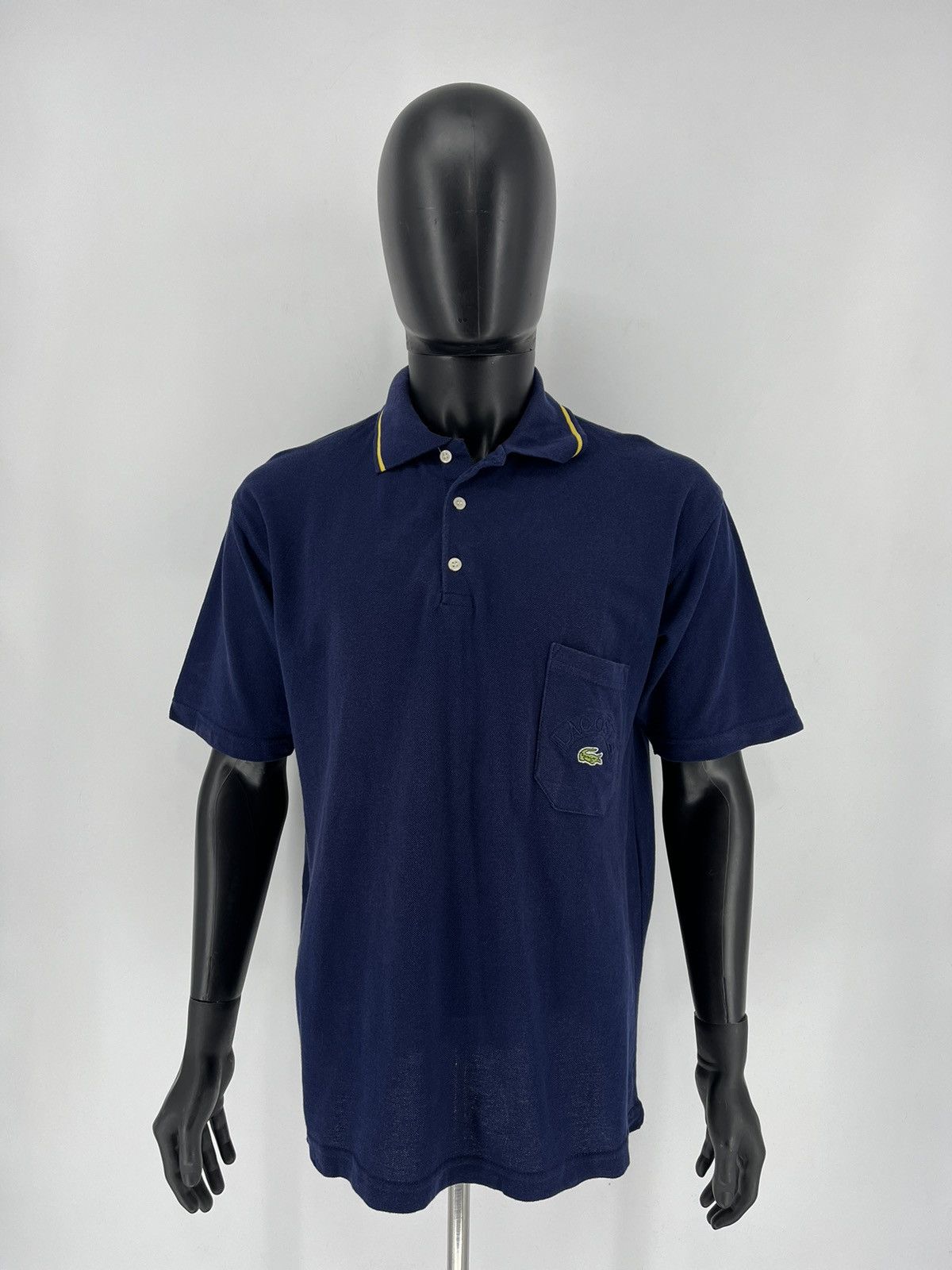 Lacoste × Vintage Vintage Chemise Lacoste Big Logo Made in France Polo t-shirt Size US M / EU 48-50 / 2 - 4 Thumbnail