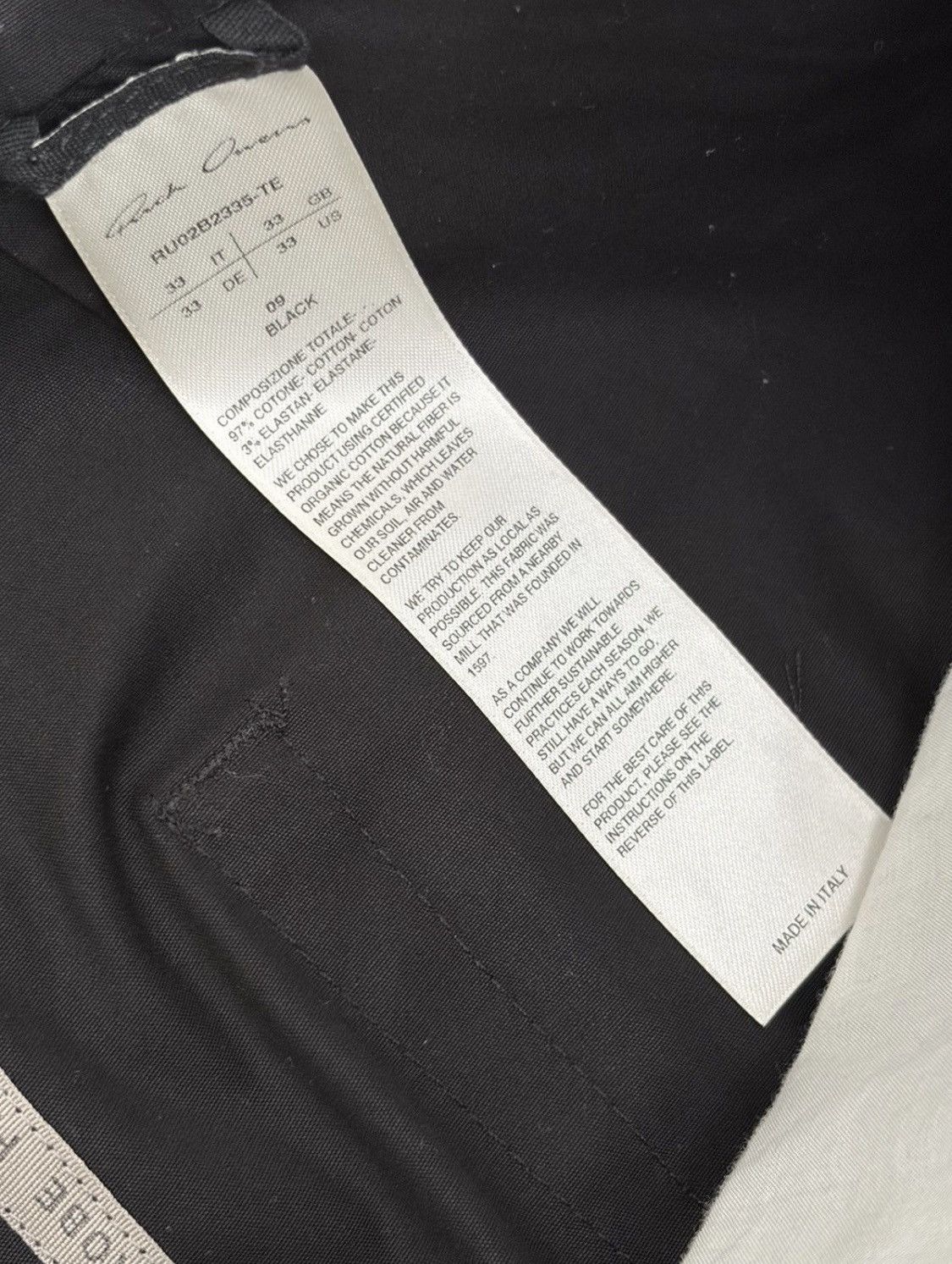 Rick Owens Bolan Bootcut Pants Size US 32 / EU 48 - 6 Thumbnail