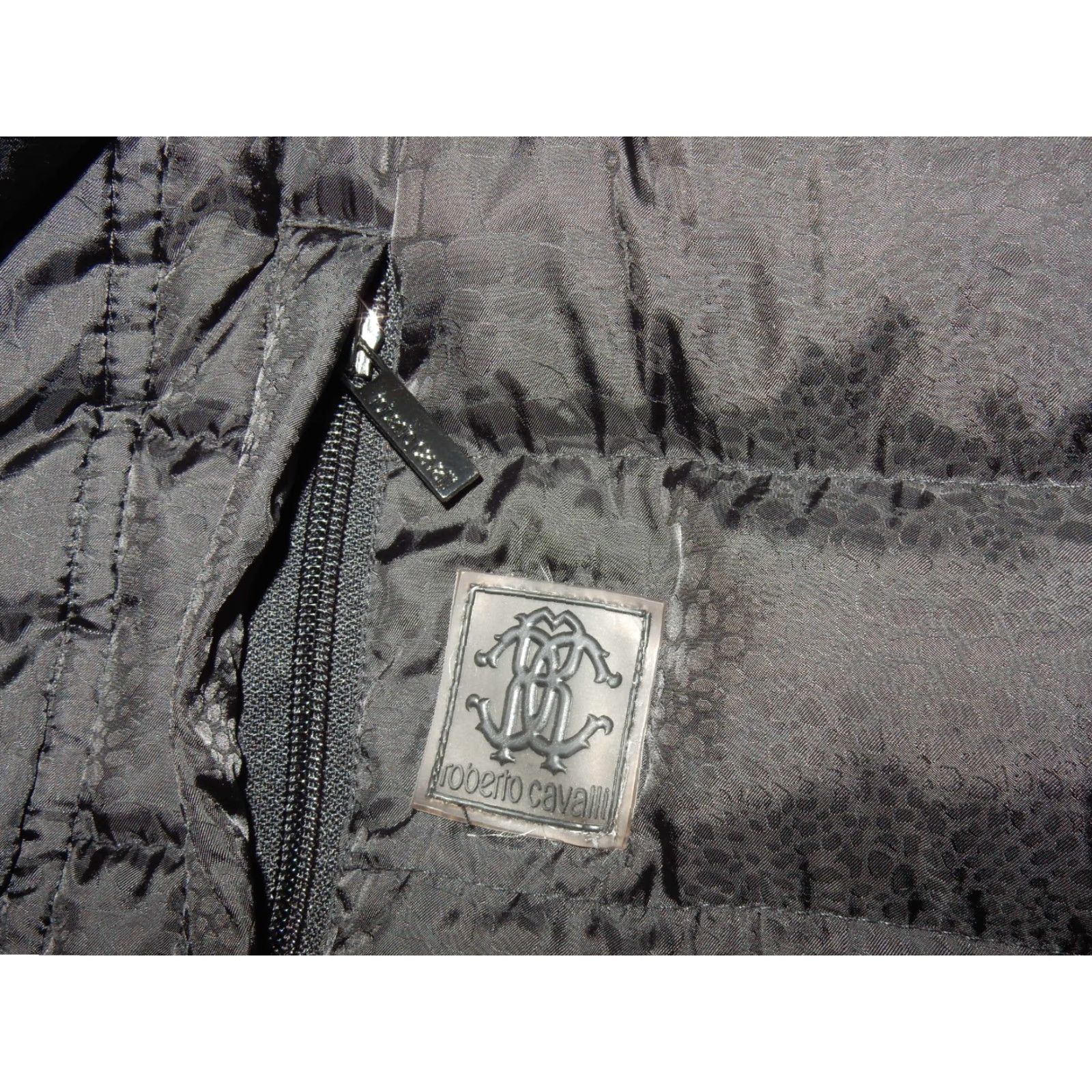 Roberto Cavalli Roberto Cavalli Men's Down Puffer Jacket Snake Reptile Size 50 Size US M / EU 48-50 / 2 - 3 Thumbnail
