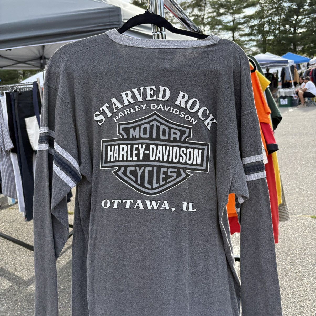 Harley Davidson 2002 Harley-Davidson long sleeve T-shirt Size US L / EU 52-54 / 3 - 6 Thumbnail