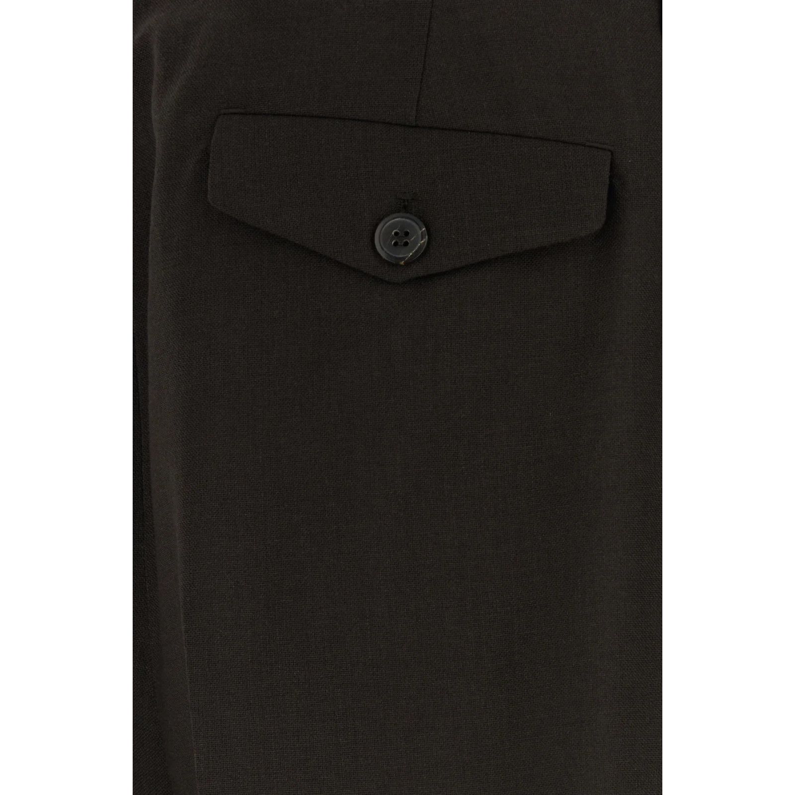 Prada PRADA Dark Brown Wool Pants New & Authentic (Men's size:US 3 Size US 34 / EU 50 - 3 Thumbnail