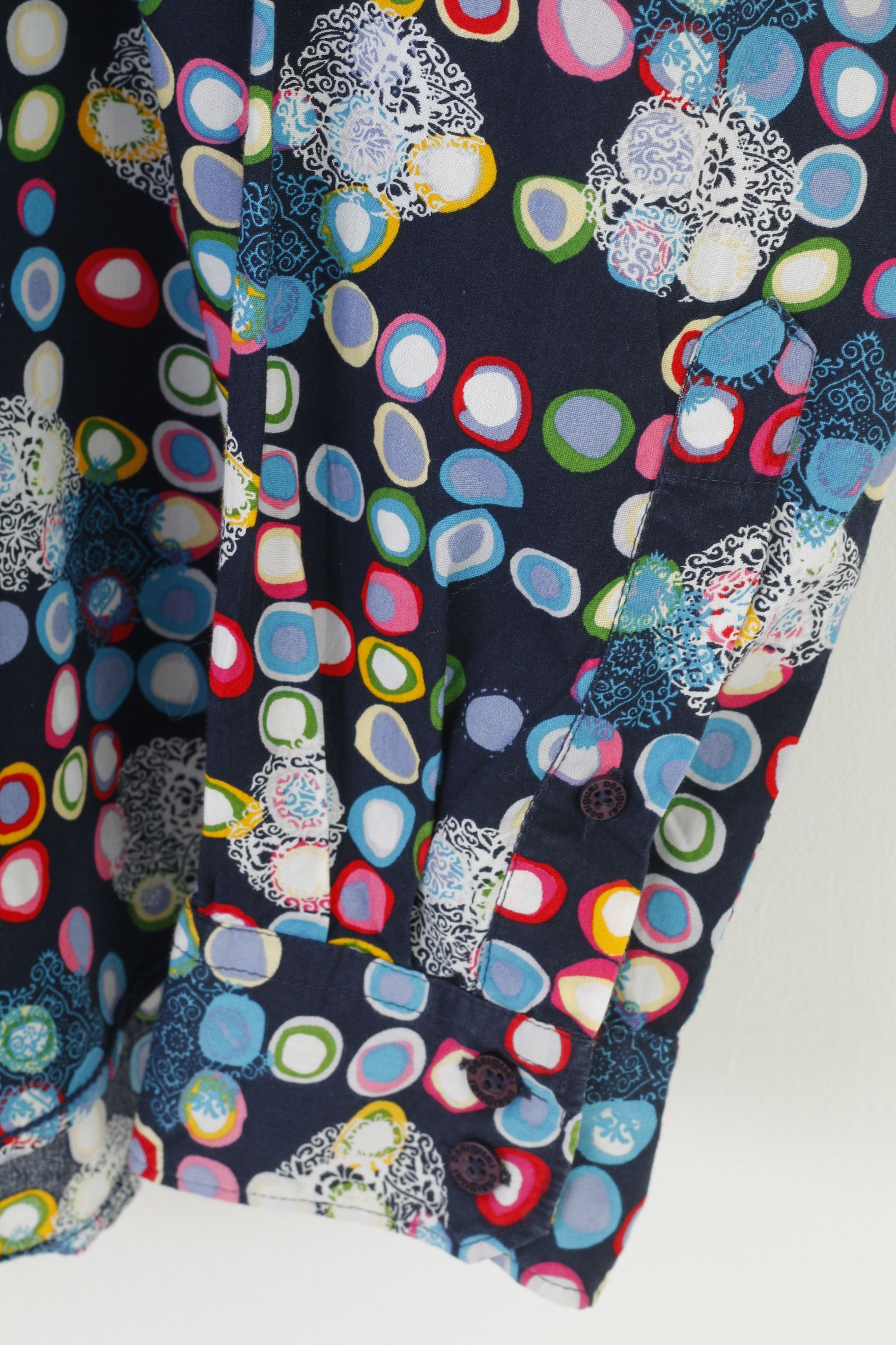 Desigual Desigual Men L Casual Shirt Long Sleeve Geometric Print 4111 Size US L / EU 52-54 / 3 - 3 Thumbnail
