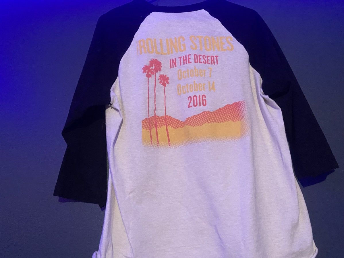 The Rolling Stones Desert trip Rolling Stones baseball tee Size US M / EU 48-50 / 2 - 2 Thumbnail