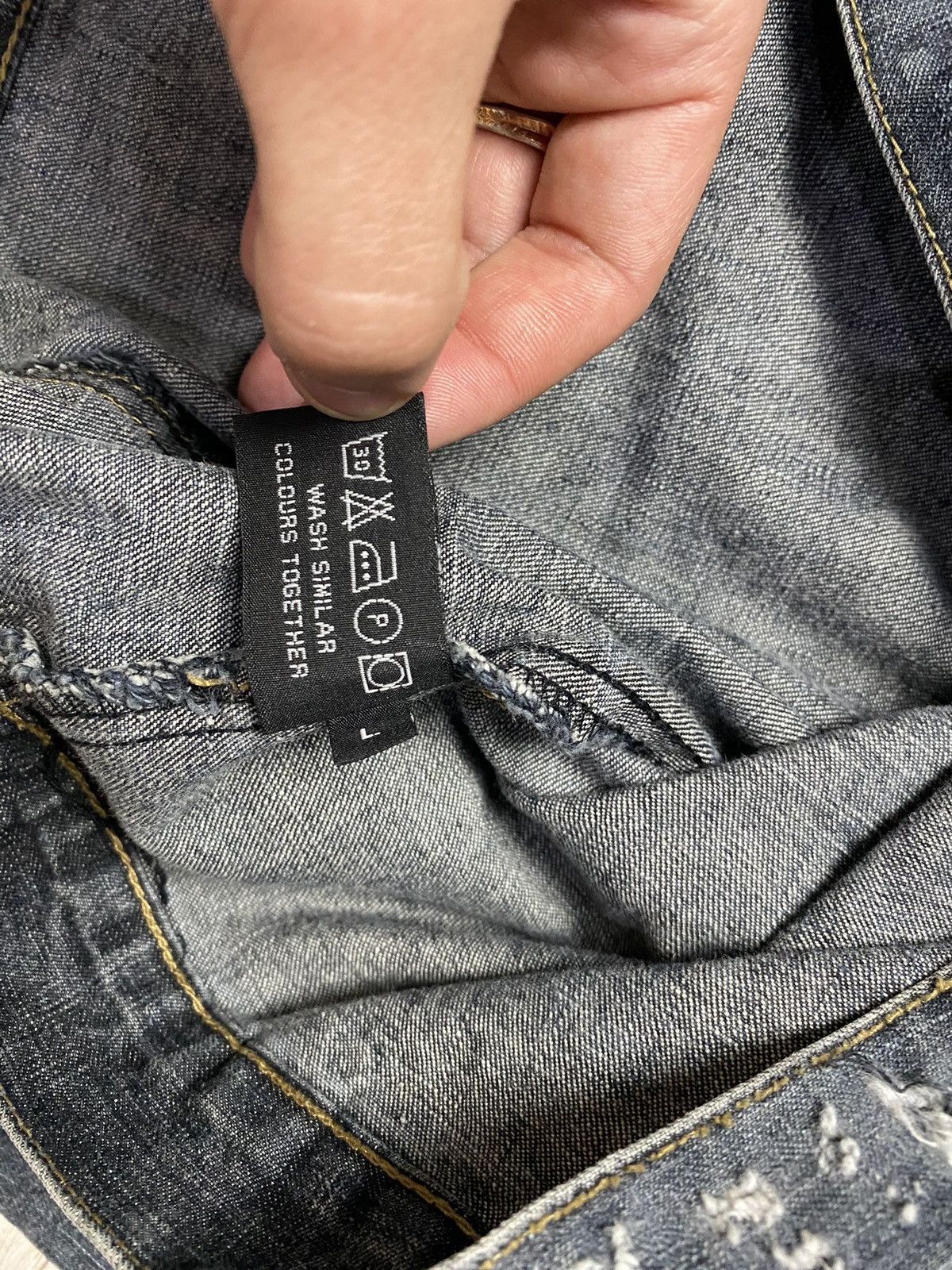 Diesel × Vintage RARE VTG 90s 80s Diesel Denim Jacket Jeans vintage Size US L / EU 52-54 / 3 - 9 Thumbnail