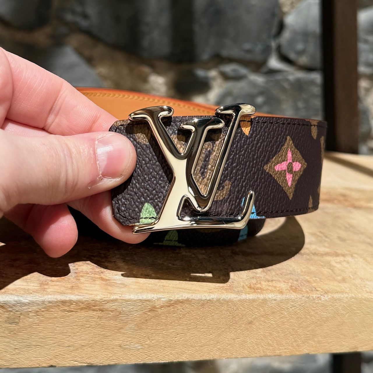 Louis Vuitton Louis Vuitton x Tyler the Creator Monogram Craggy Belt/100cm Size ONE SIZE - 2 Thumbnail