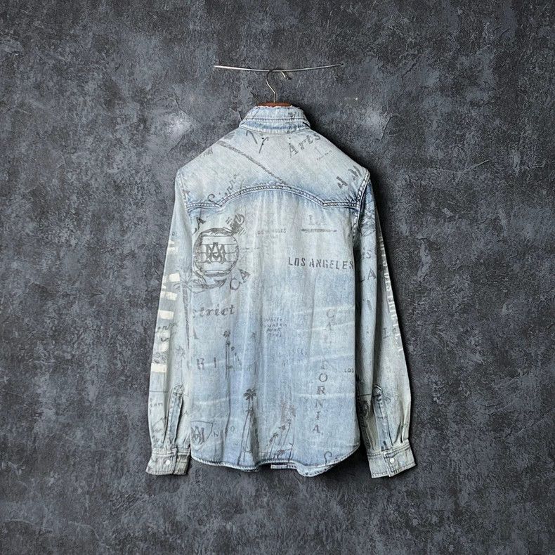 Amiri Amiri Blue cotton denim jacket 2502-Nextarrow Size US M / EU 48-50 / 2 - 2 Thumbnail