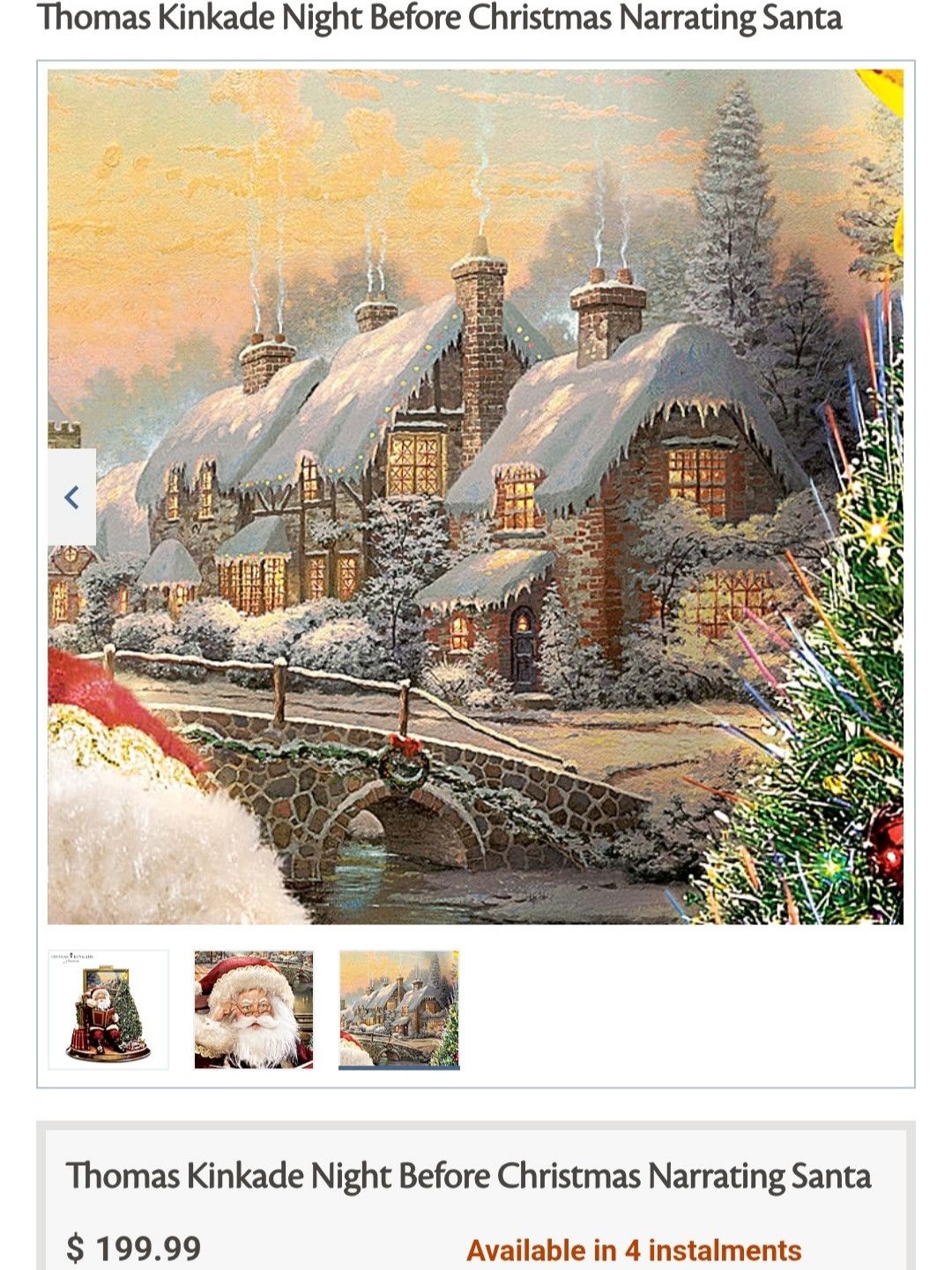 Vintage Vintage The Mountain x Thomas Kinkade Cottage Size US S / EU 44-46 / 1 - 8 Thumbnail
