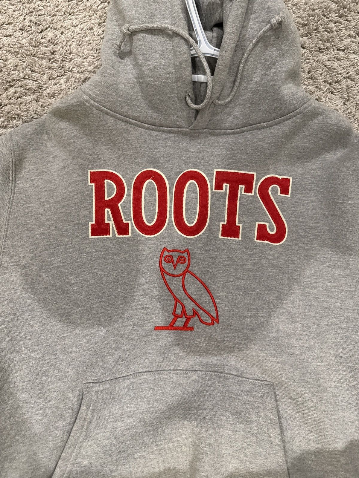 October's Very Own × Roots OVO x ROOTS FW20 GREY VARSITY HOODIE Size US L / EU 52-54 / 3 - 3 Thumbnail